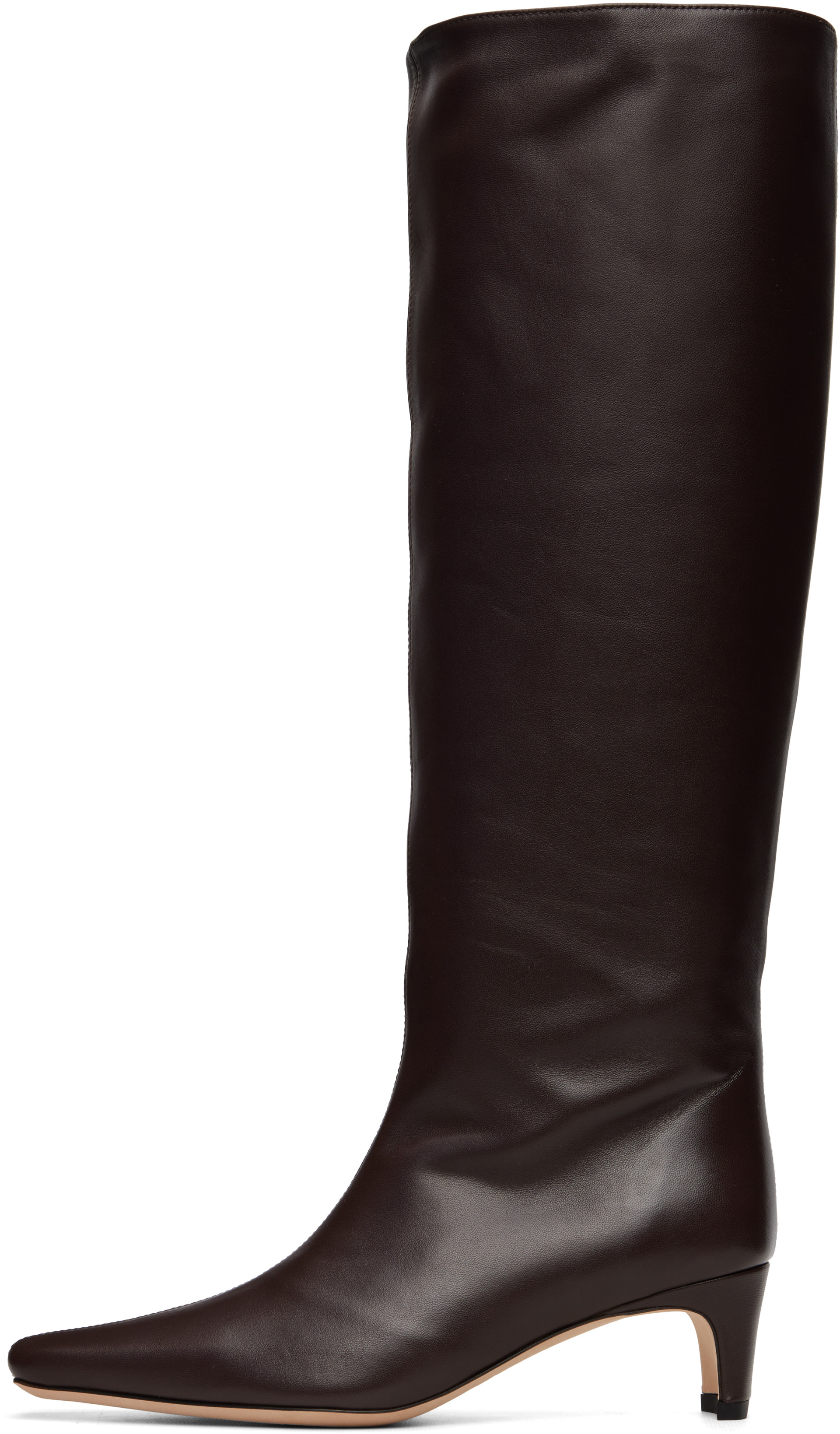 Staud - Bottes hautes brunes - Wally