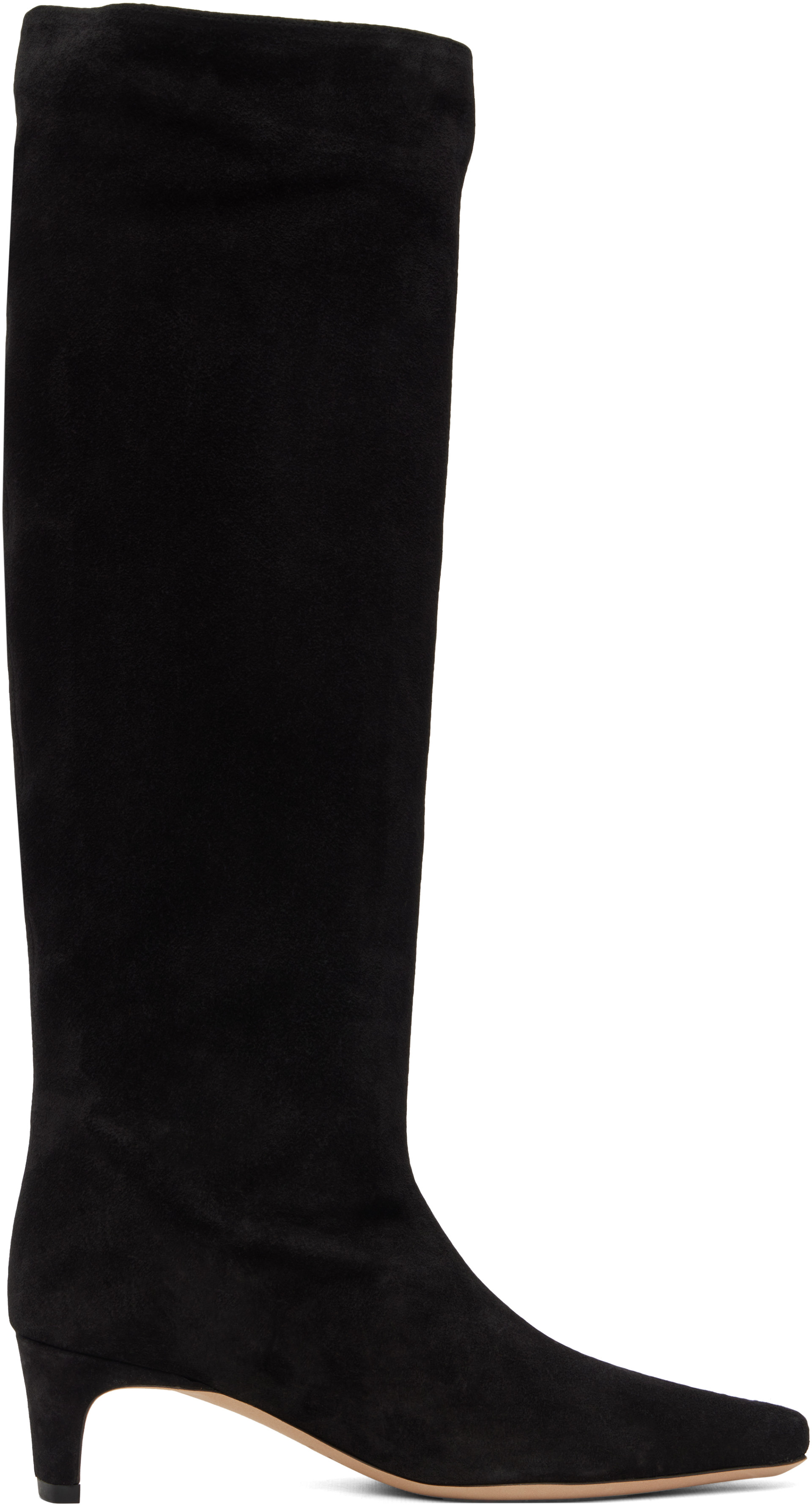 Staud - Bottes hautes noires - Wally