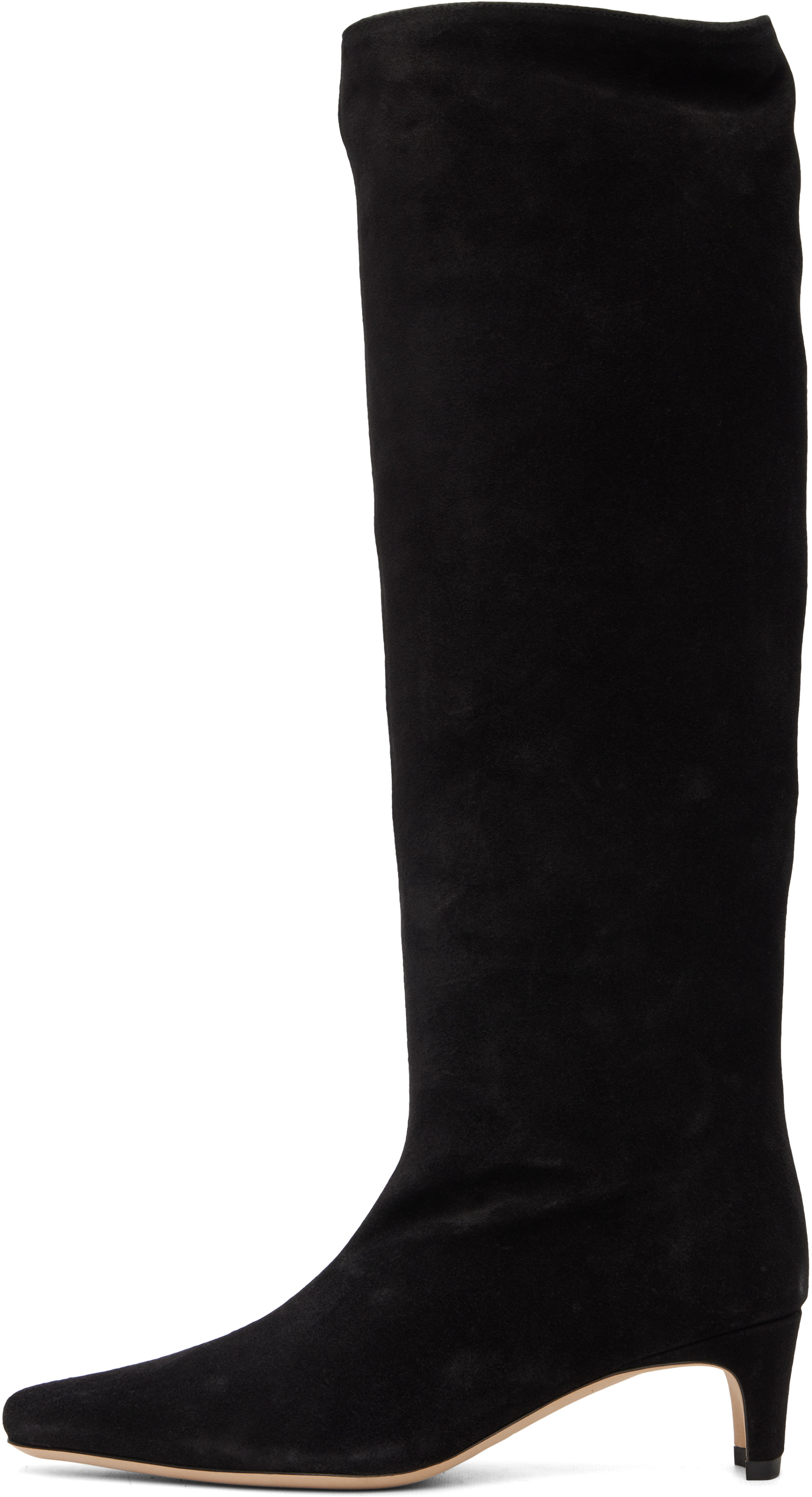 Staud - Bottes hautes noires - Wally