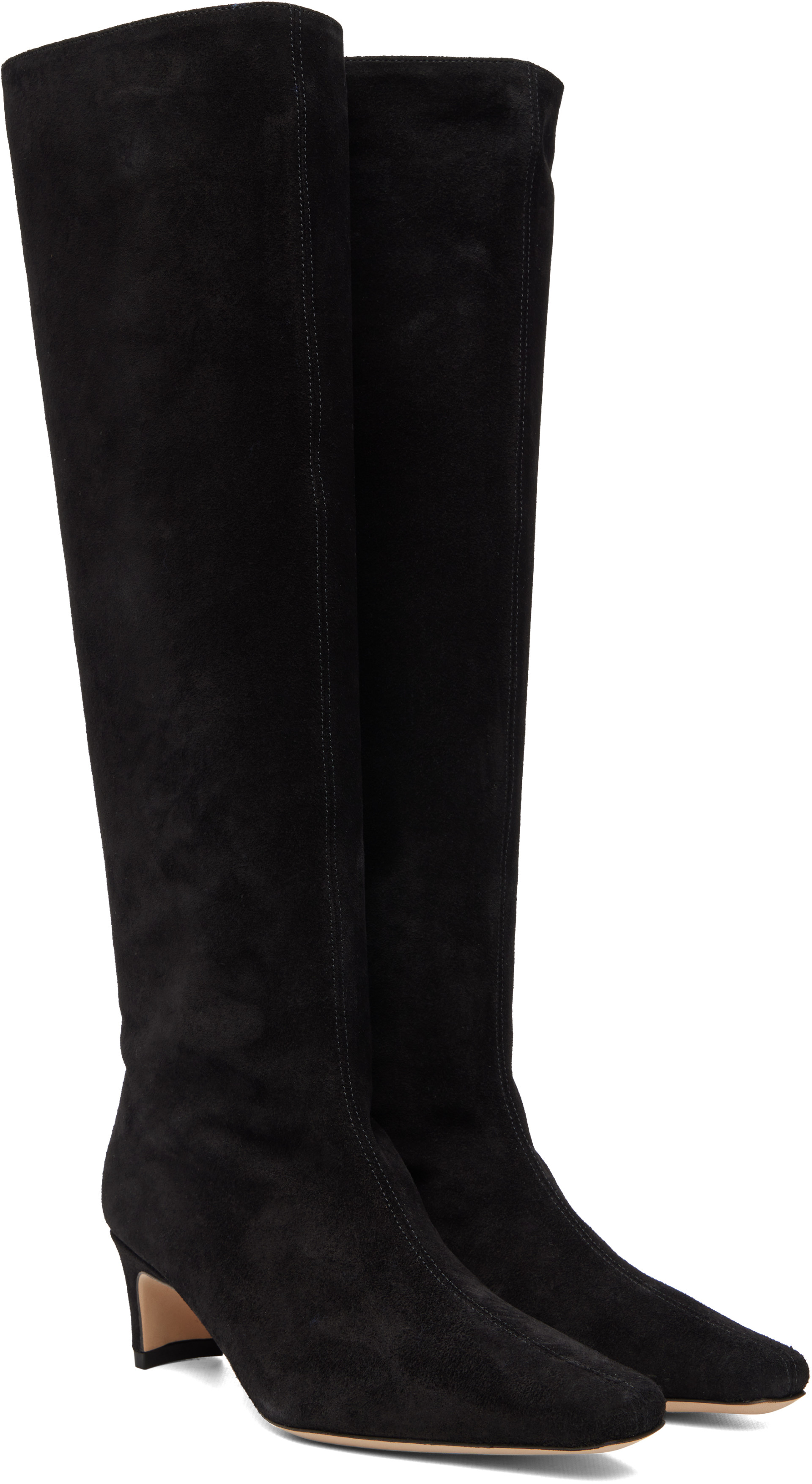 Staud - Bottes hautes noires - Wally