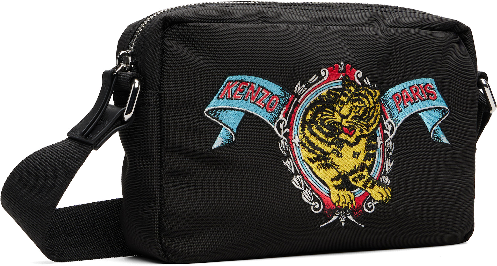 Kenzo: ブラック Kenzo Paris 'KENZO Jumping Tiger' クロスボディ