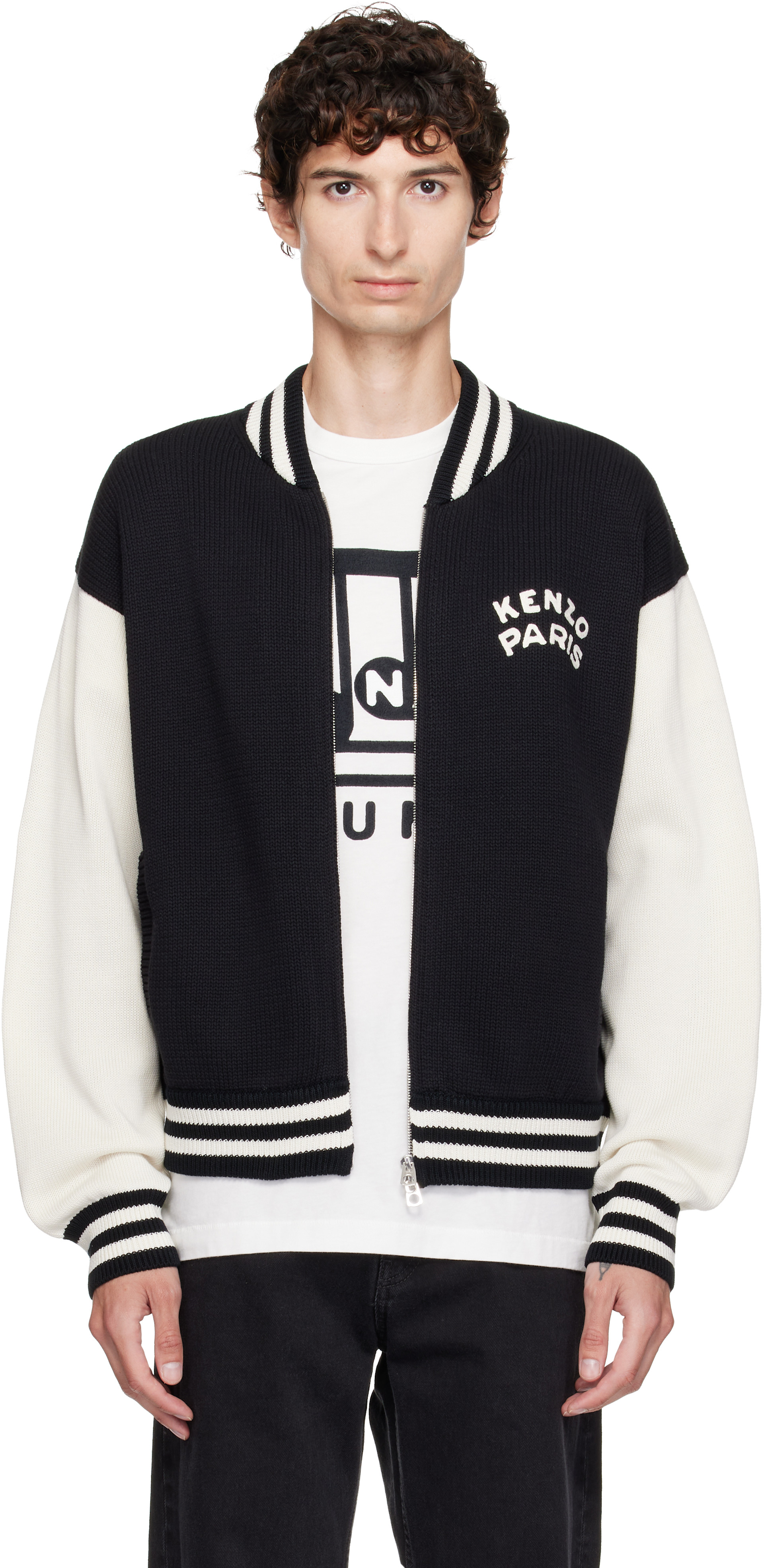 Kenzo: ブラック Kenzo Paris 'KENZO Paris Emblem' バーシティ