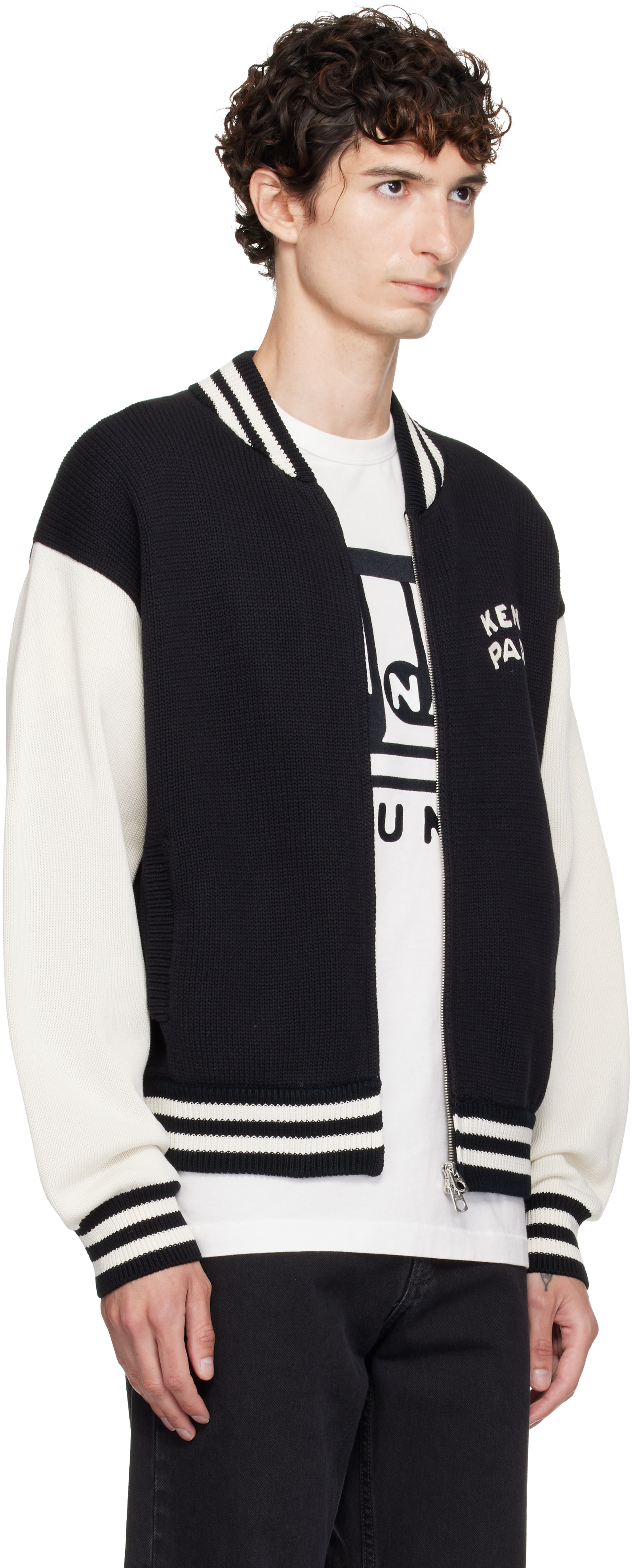 Kenzo: ブラック Kenzo Paris 'KENZO Paris Emblem' バーシティ