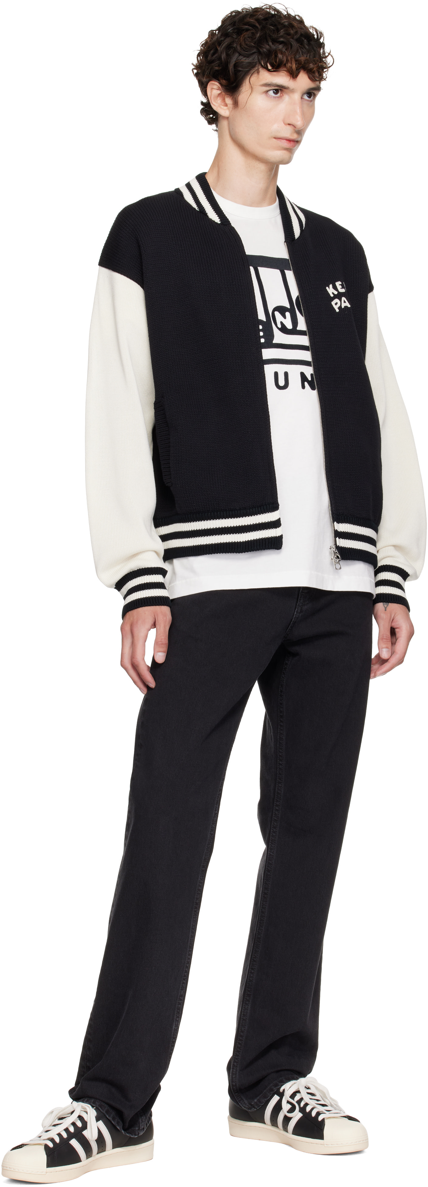 Kenzo: ブラック Kenzo Paris 'KENZO Paris Emblem' バーシティ