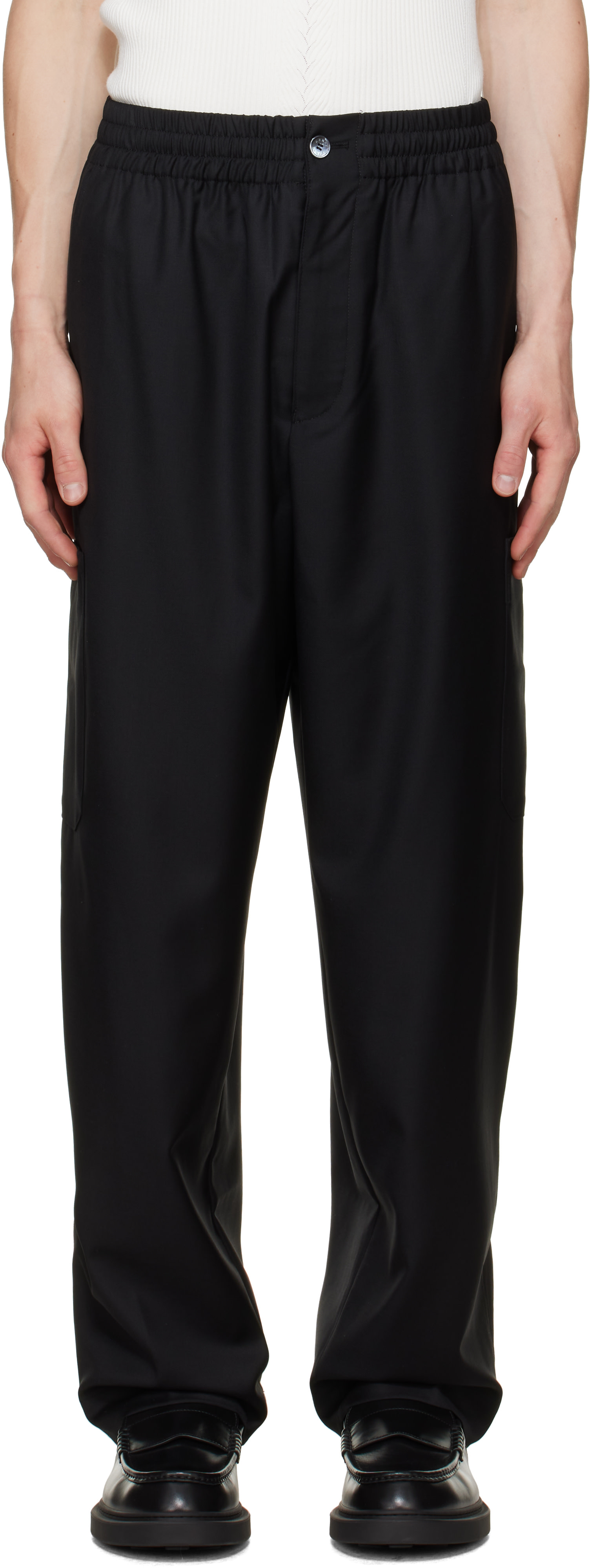 Kenzo: Black Kenzo Paris Cargo Jog Trousers | SSENSE
