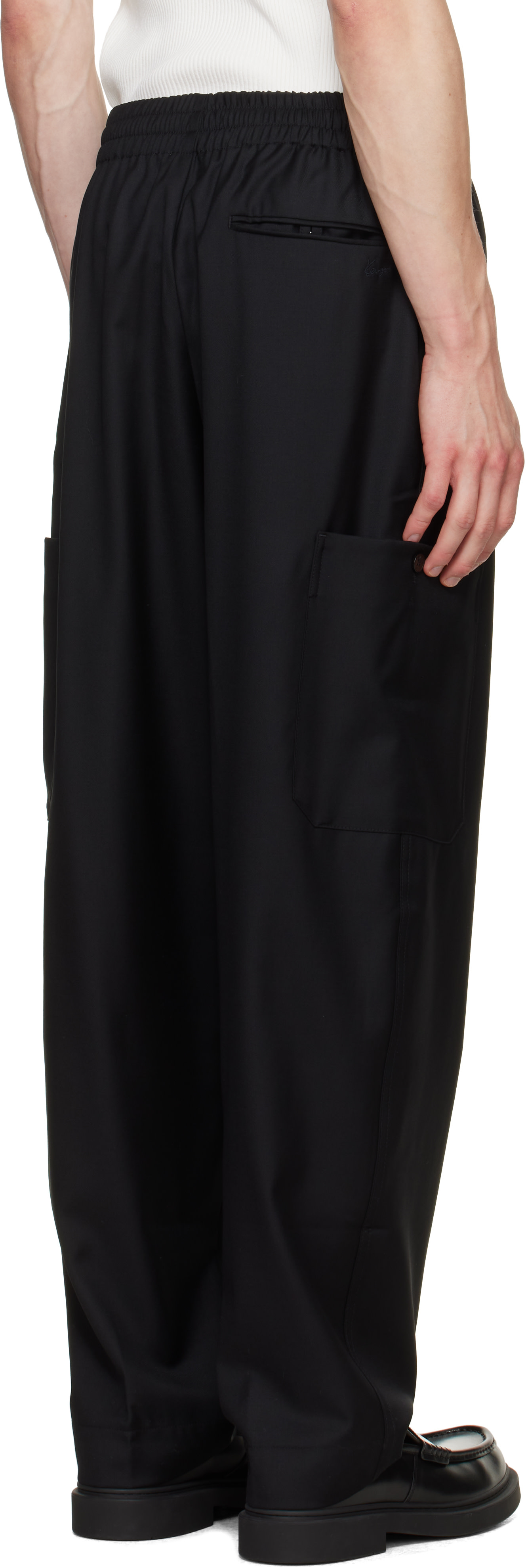 Kenzo - Pantalon de jogging cargo noir