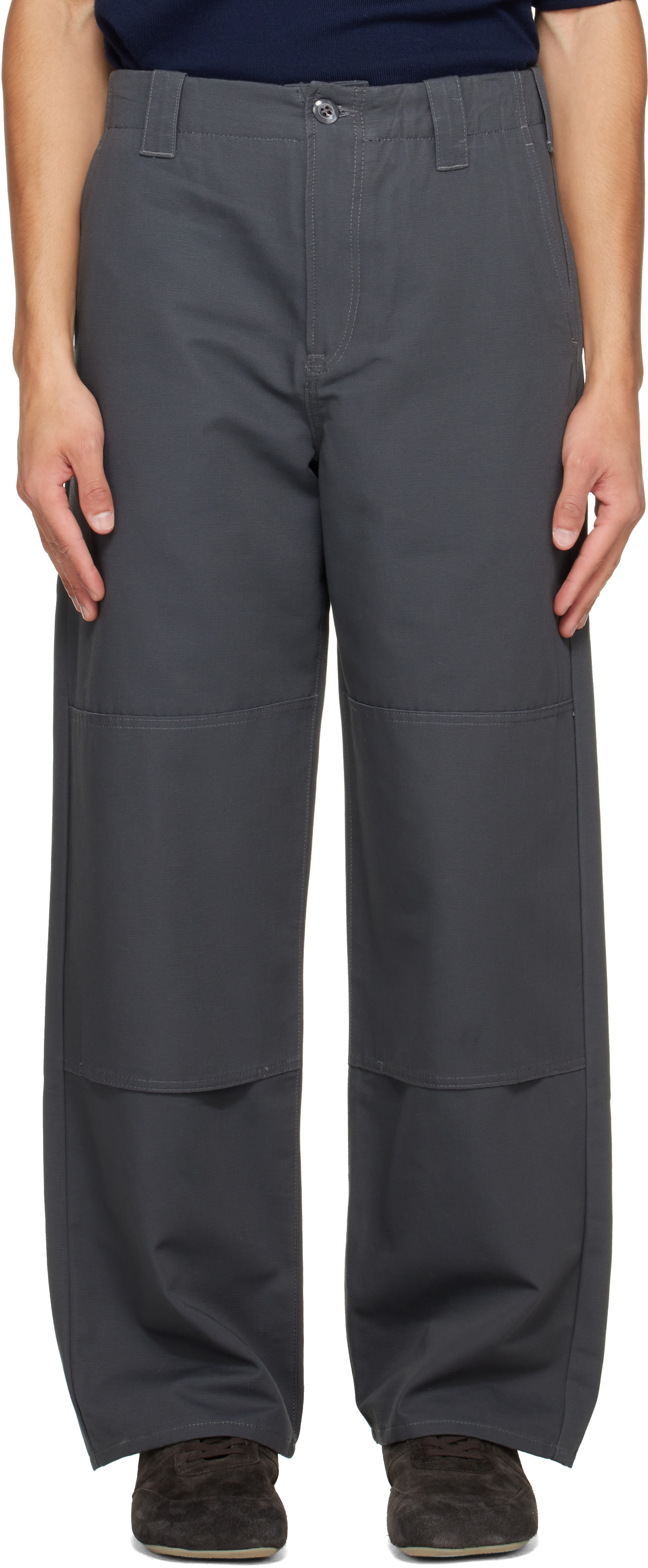Kenzo - グレー Kenzo Paris Double Knee トラウザーズ