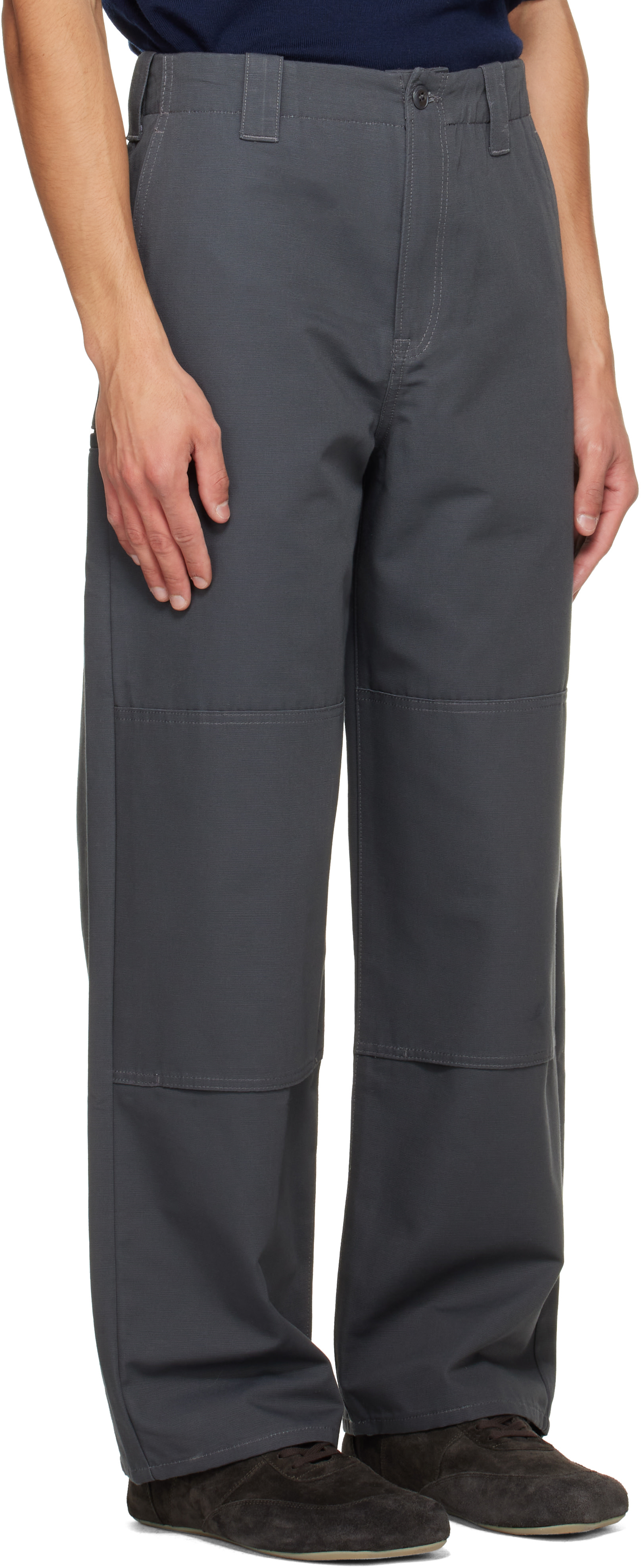Kenzo - グレー Kenzo Paris Double Knee トラウザーズ