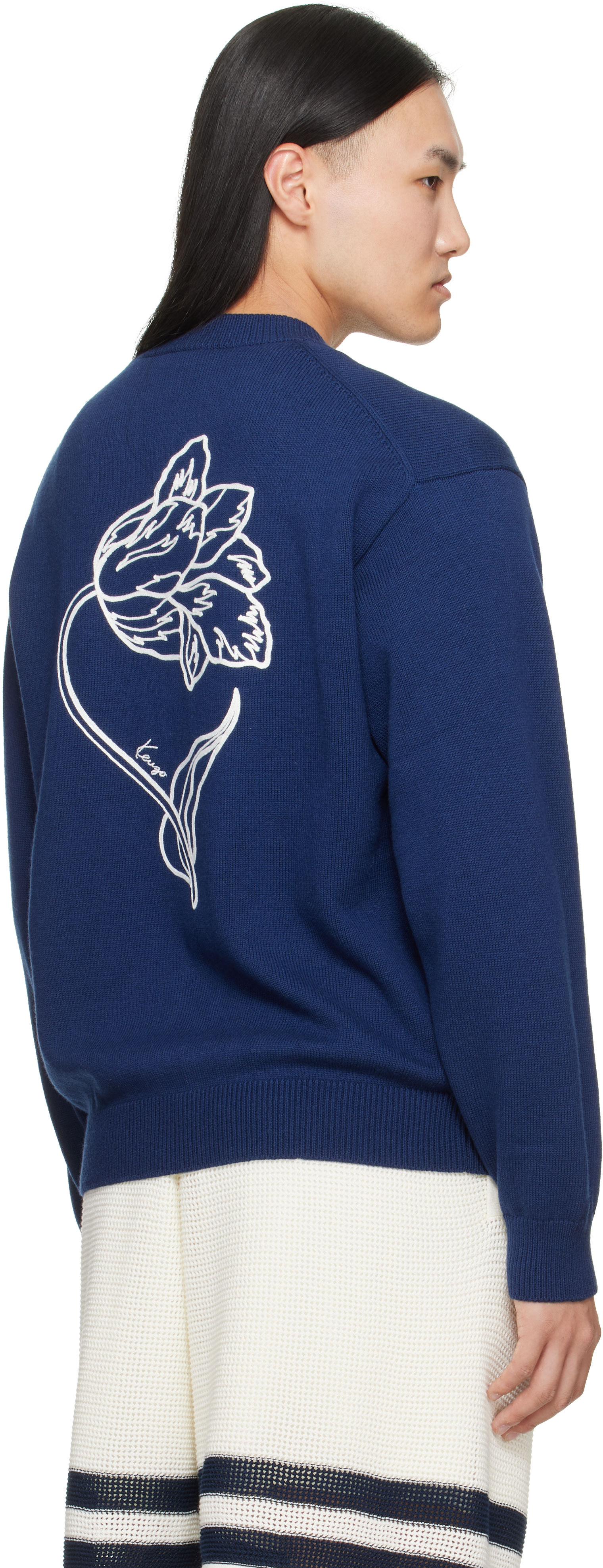 Kenzo: ブルー Kenzo Paris 'KENZO Tulip' エンブロイダリー