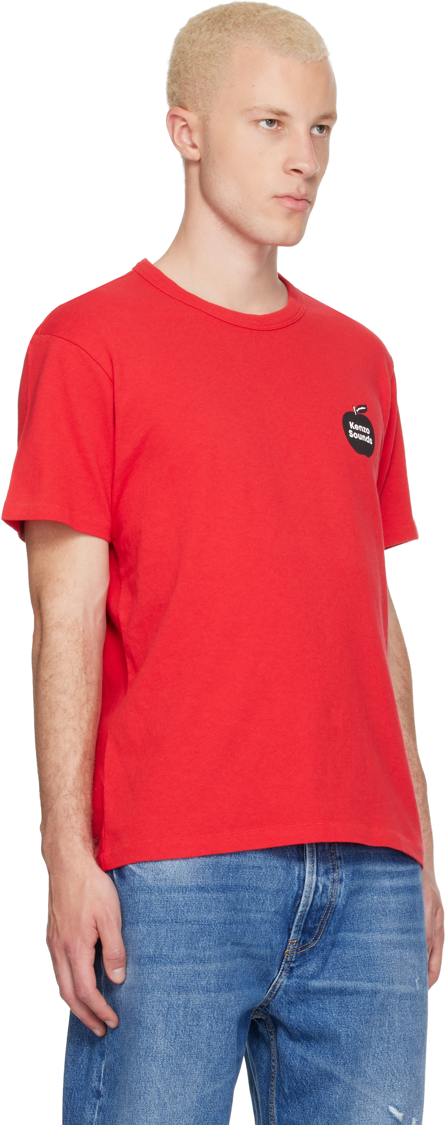 Kenzo: Red Kenzo Paris 'KENZO Sounds' Slim T-shirt | SSENSE