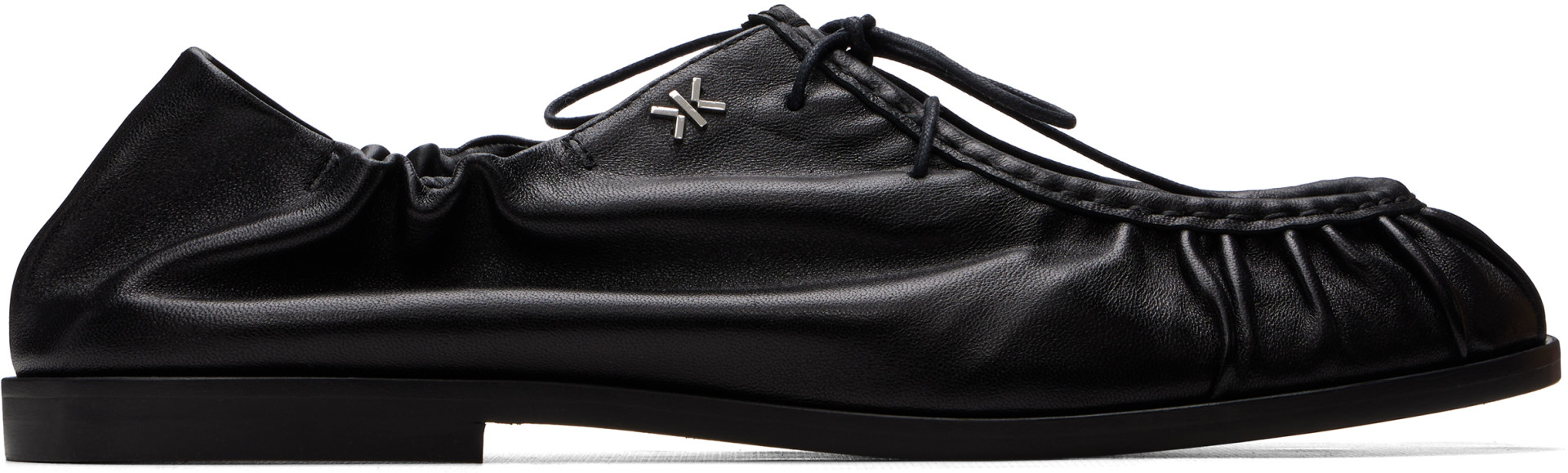 Kenzo - Derbys noirs à ferrure à logo