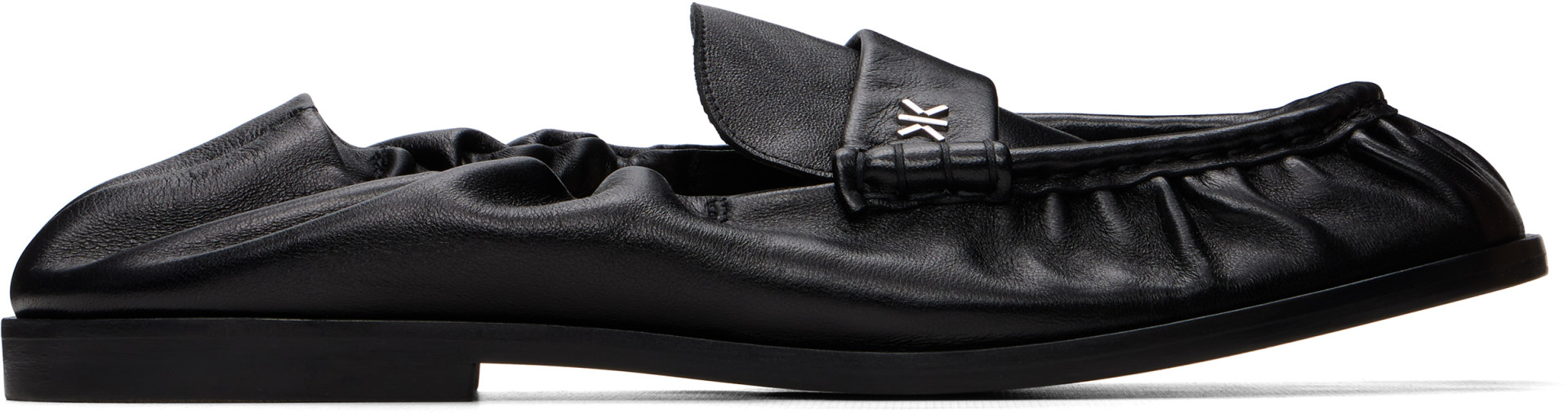 Kenzo: Black Kenzo Paris 'KENZO CITYGRAM' Loafers | SSENSE