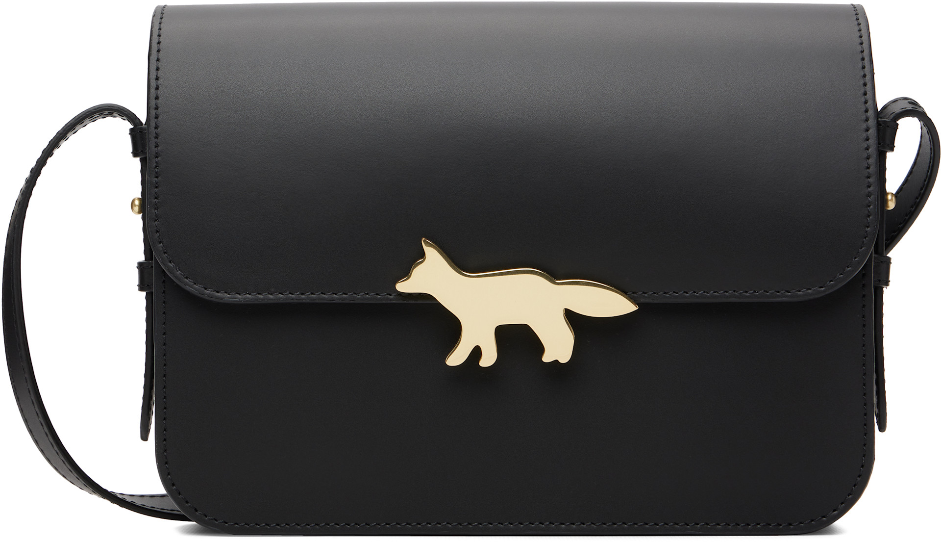 Maison Kitsuné: Black Edie Bag | SSENSE