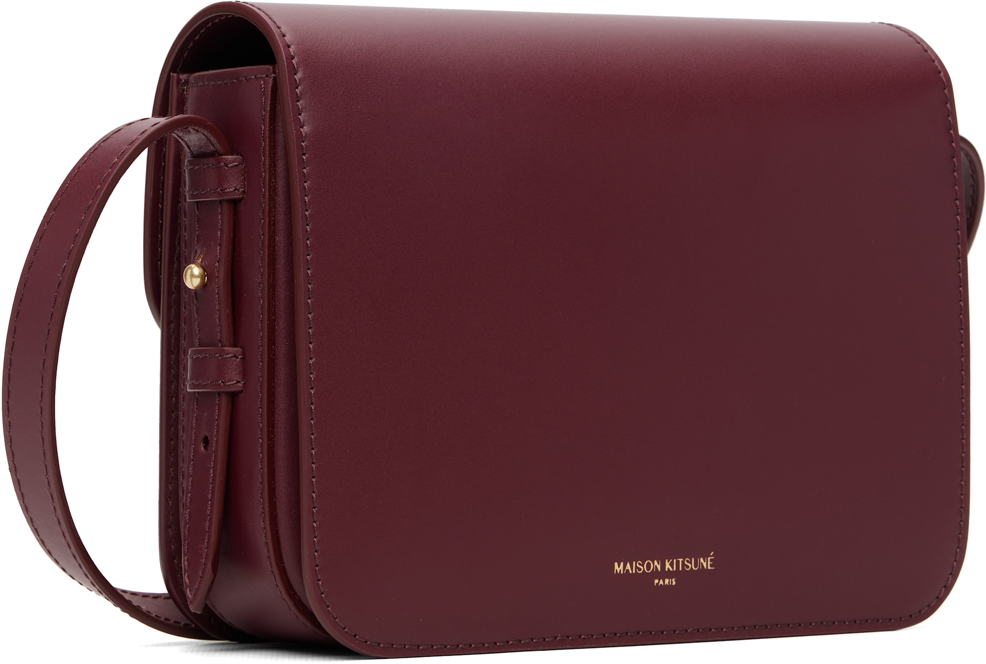 Maison Kitsuné - Sac Edie bourgogne