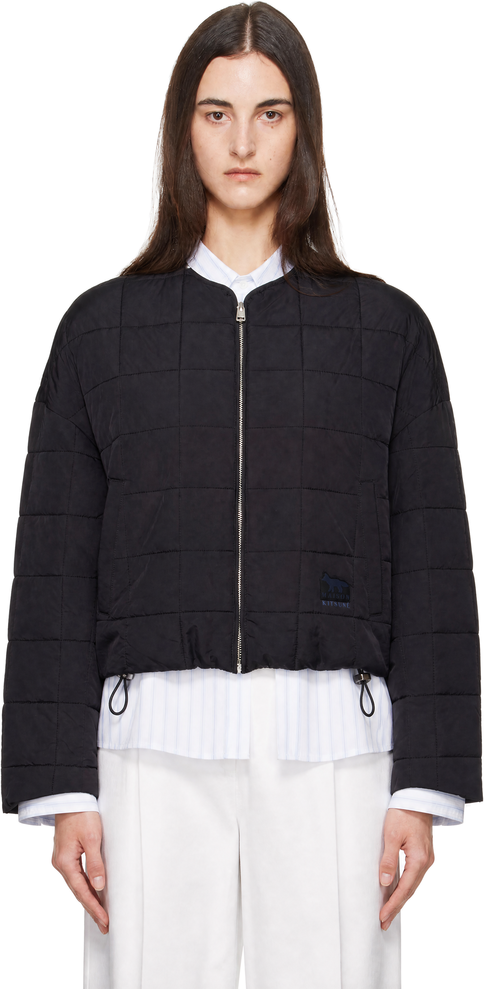 Maison Kitsuné - Blouson matelassé noir