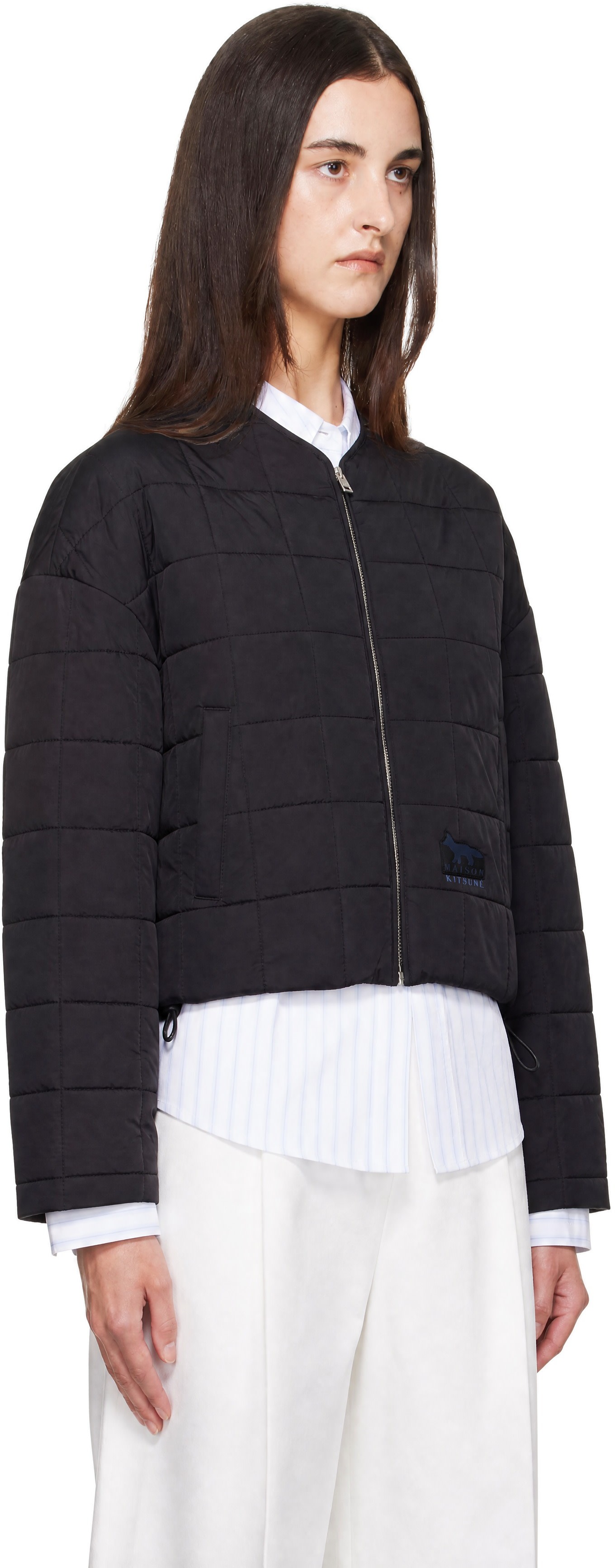 Maison Kitsuné - Blouson matelassé noir