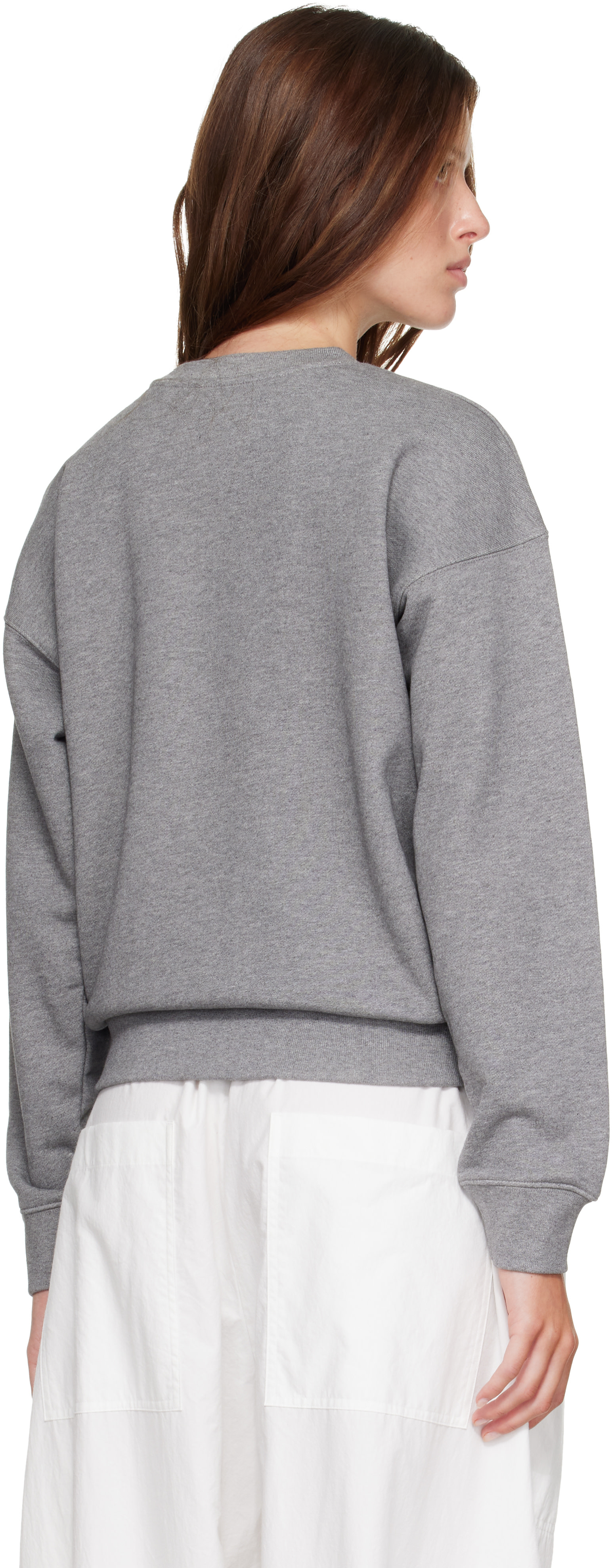 Maison Kitsuné: Gray Baby Fox Comfort Sweatshirt | SSENSE United