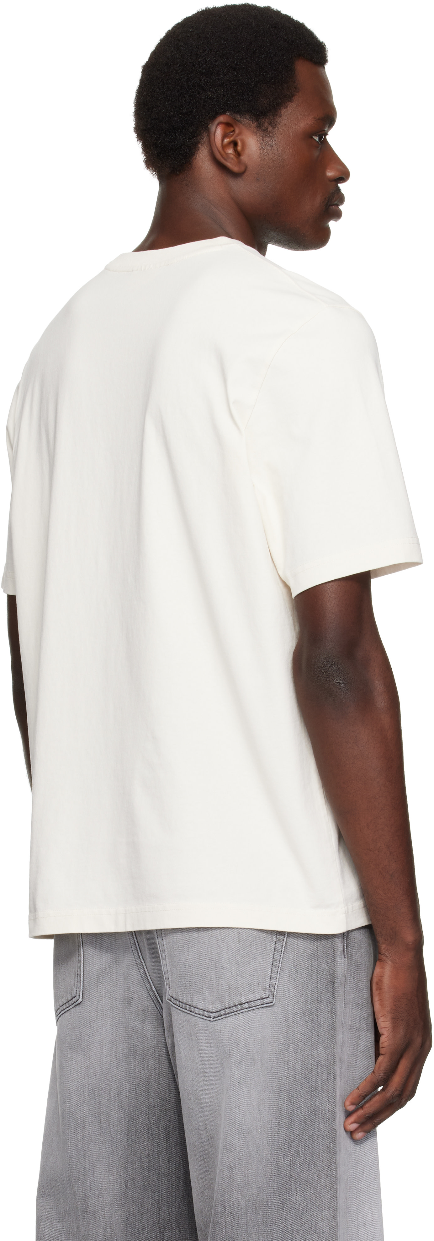 Maison Kitsuné: Off-White 'Maison Kitsuné Paris' Comfort T-shirt