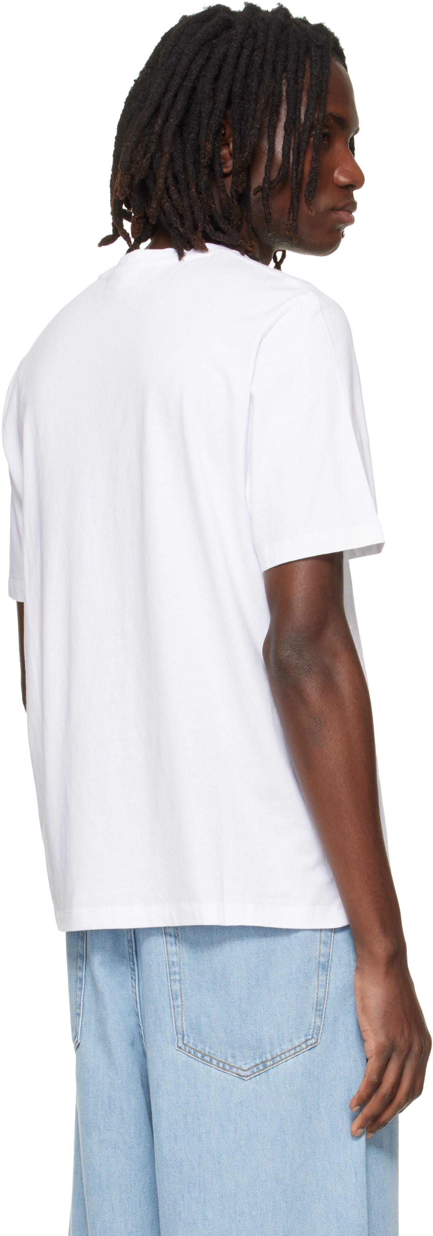 Maison Kitsuné - ホワイト フォックスヘッド レギュラー Tシャツ
