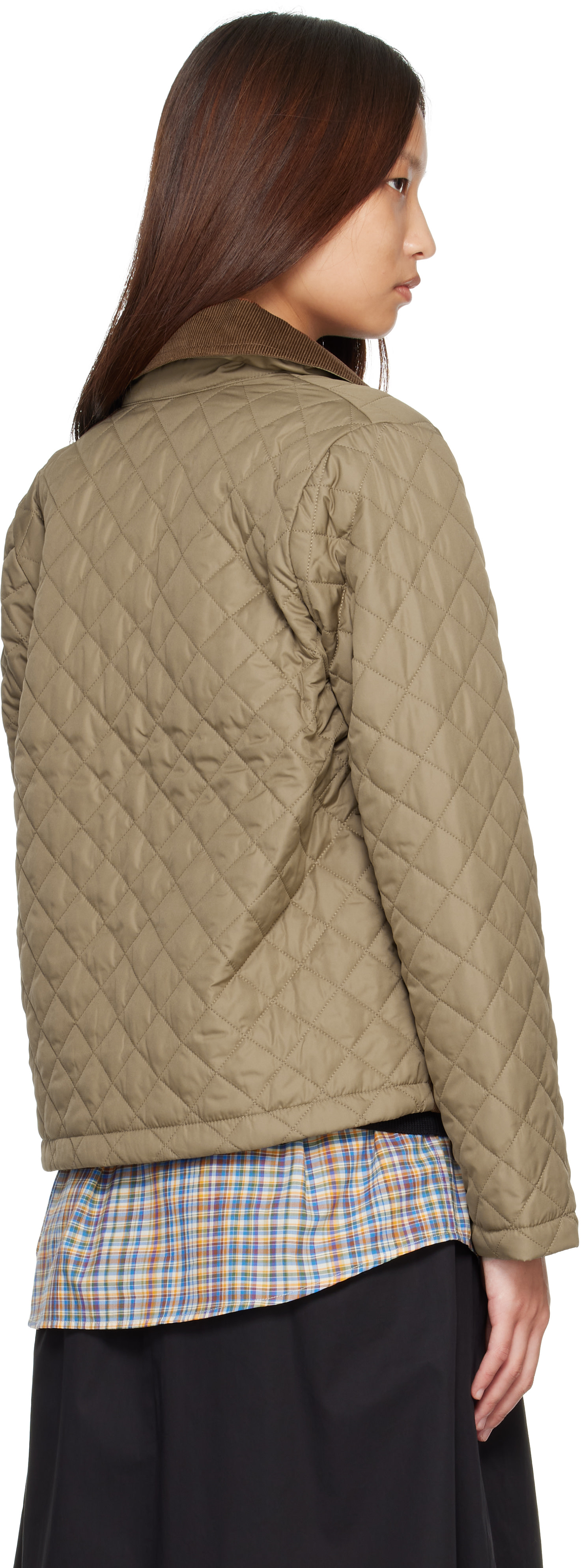 Barbour - Blouson matelassé Aylesby kaki