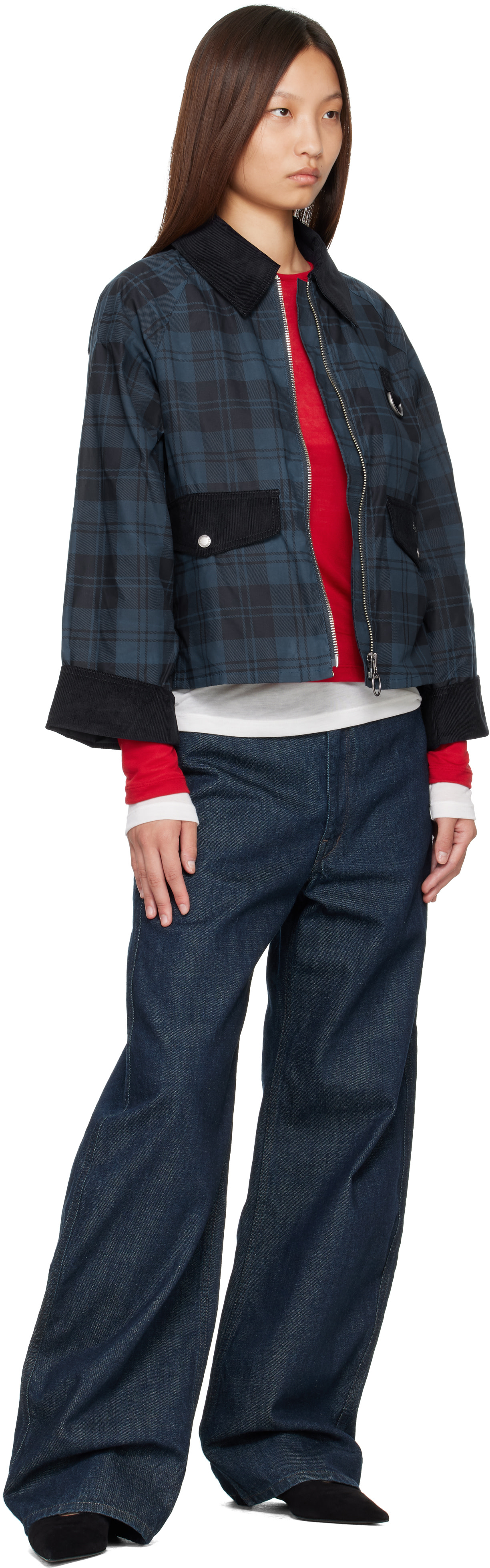 Barbour - Blouson décontracté Baiton bleu marine