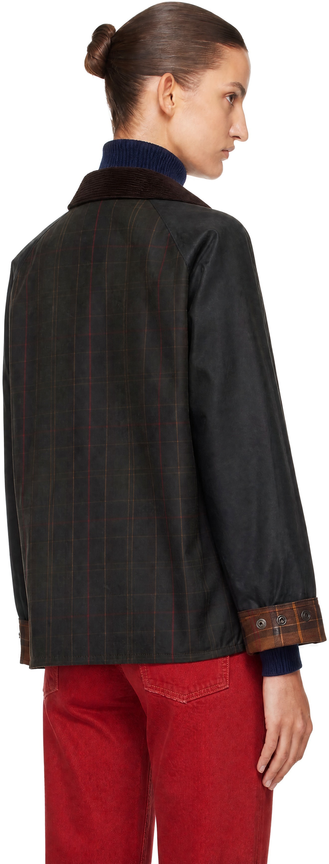 Barbour - Khaki Patchwork Transport Waxed Jacket