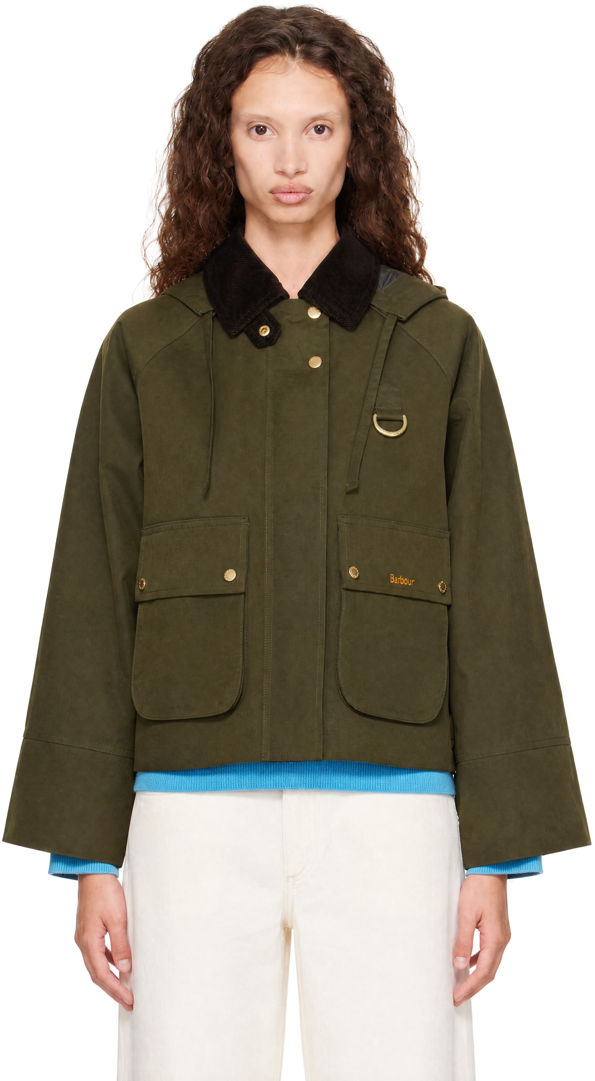Barbour - Khaki Terringtone Showerproof Jacket