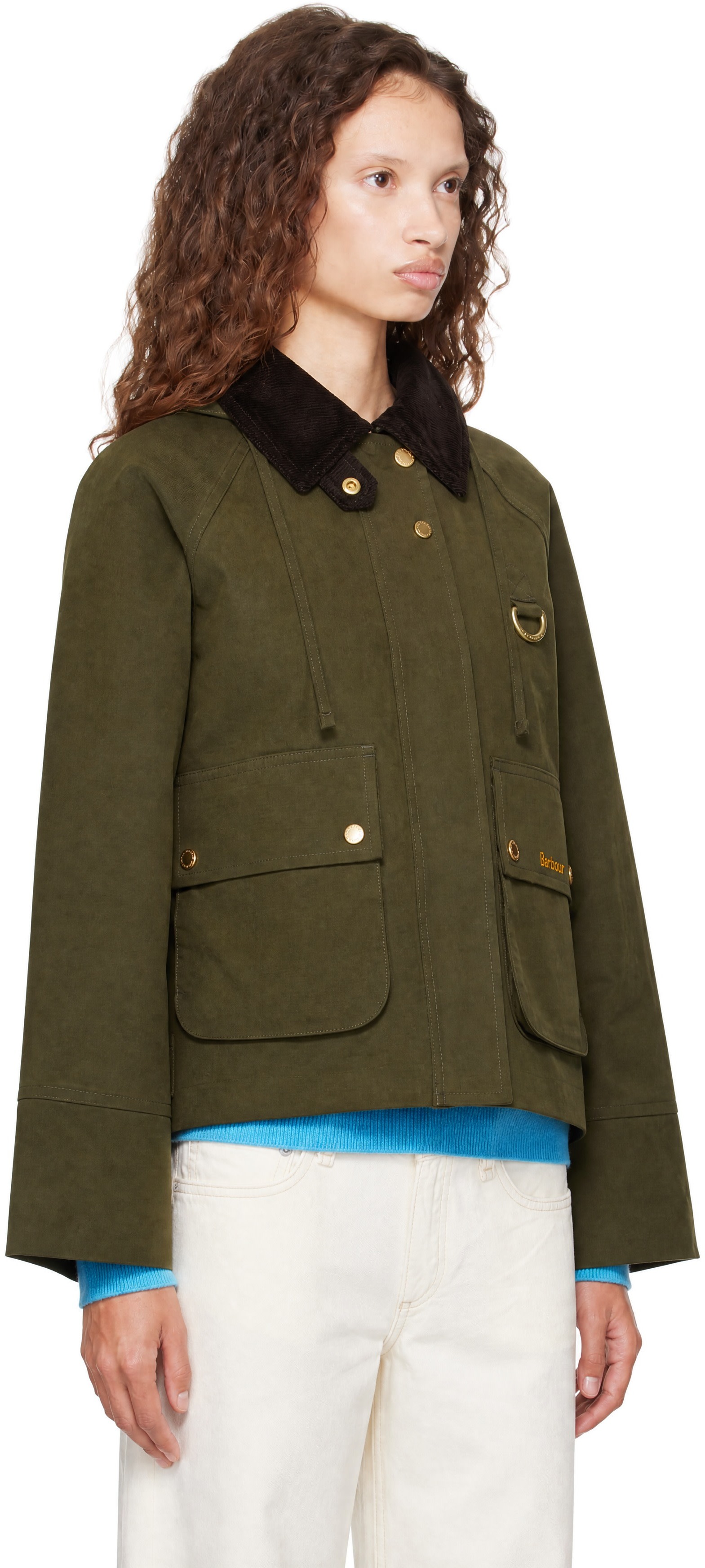 Barbour - Khaki Terringtone Showerproof Jacket