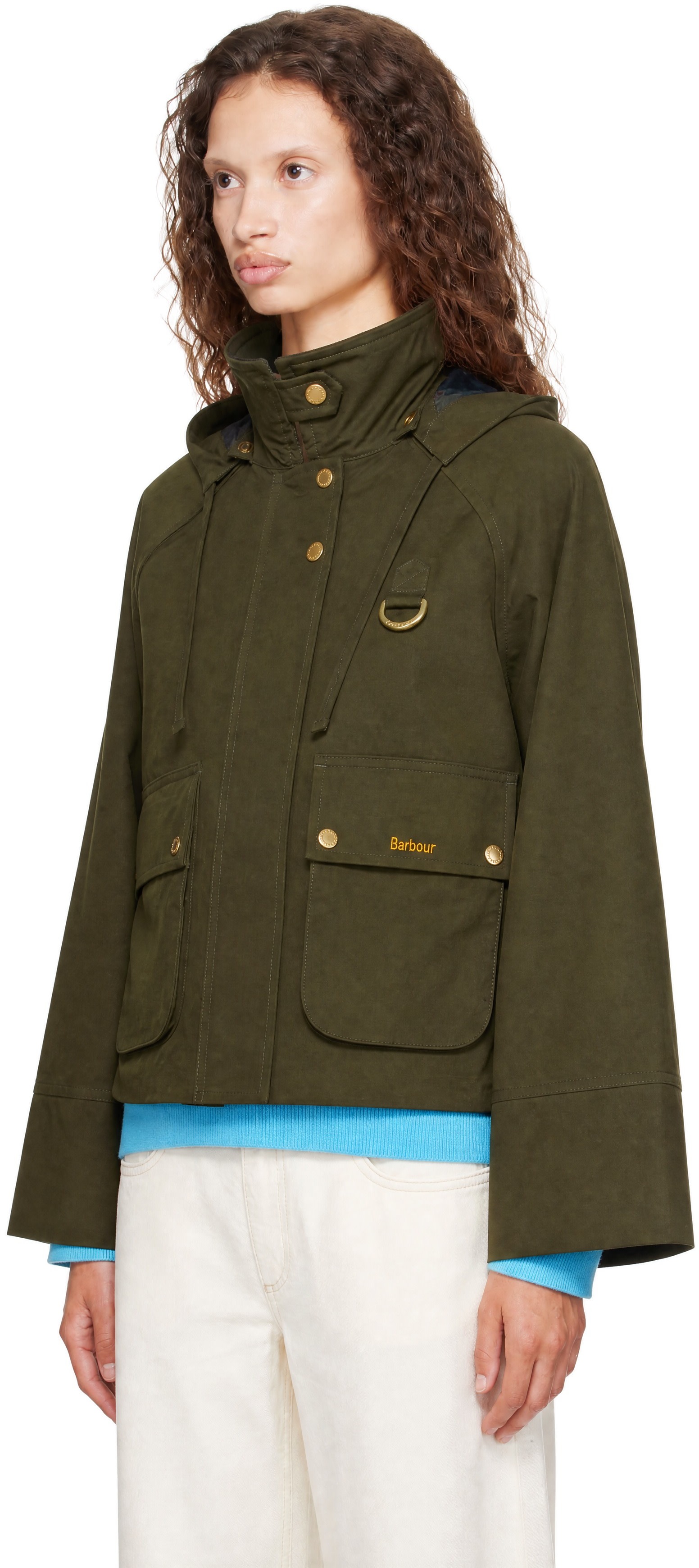 Barbour - Khaki Terringtone Showerproof Jacket
