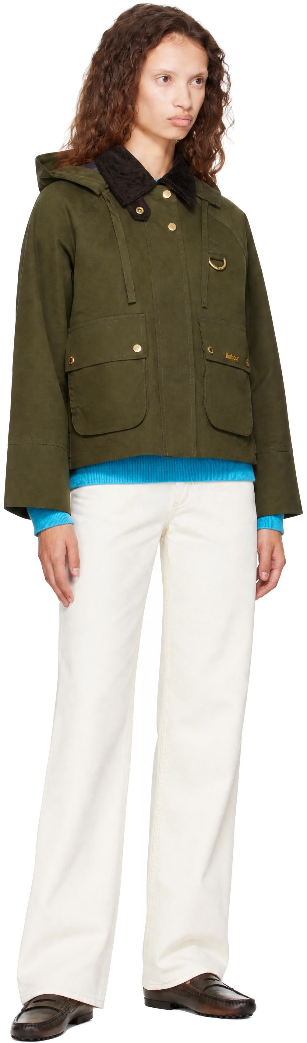 Barbour - Khaki Terringtone Showerproof Jacket