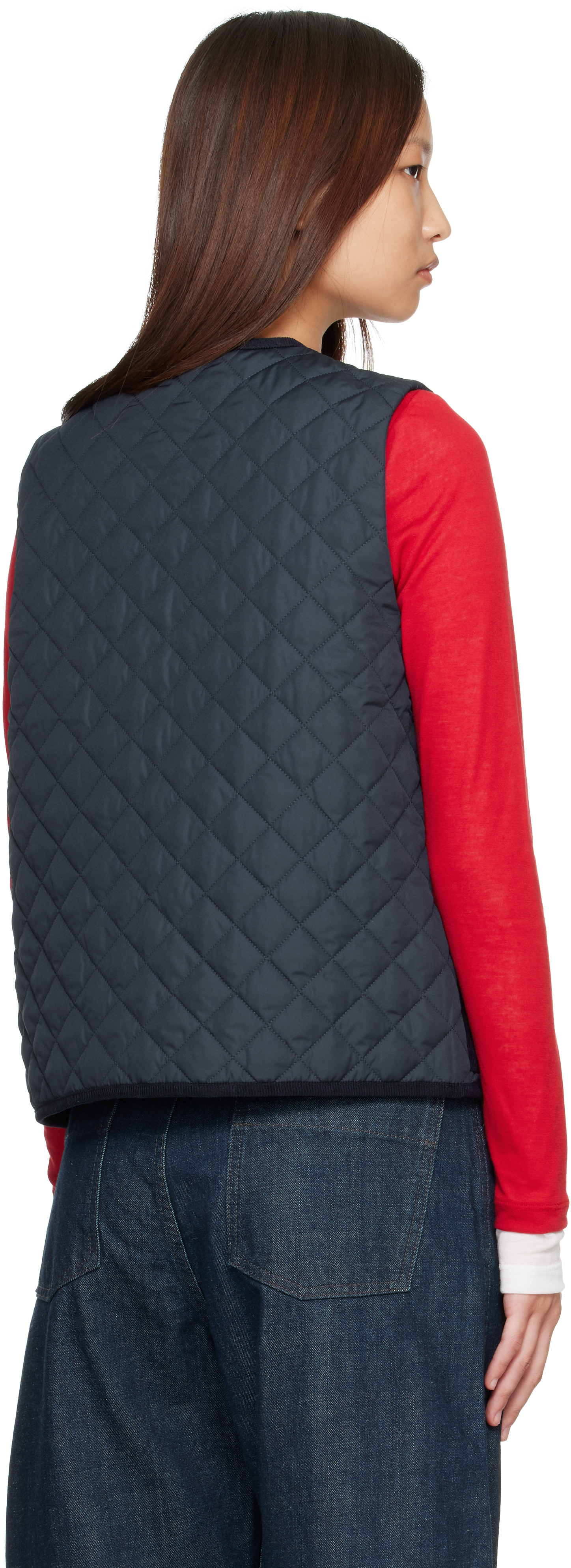 Barbour - Veste matelassée Thulby bleu marine