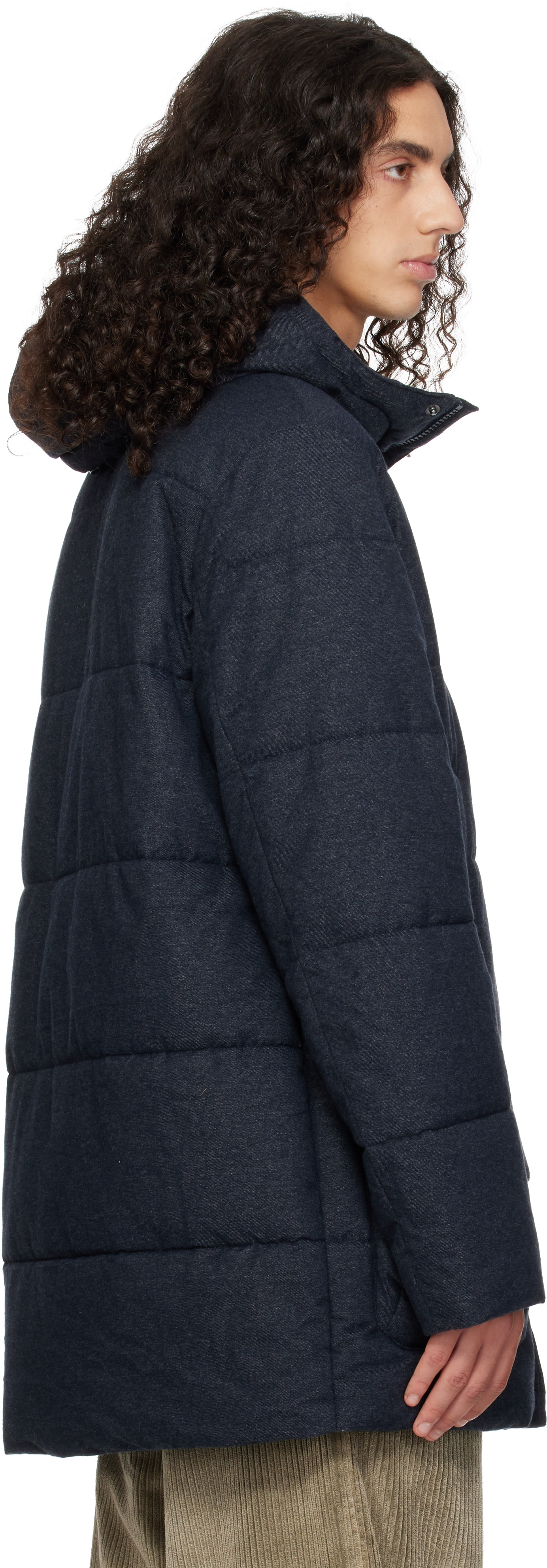 Barbour - Gray Winter Bedale Puffer Jacket