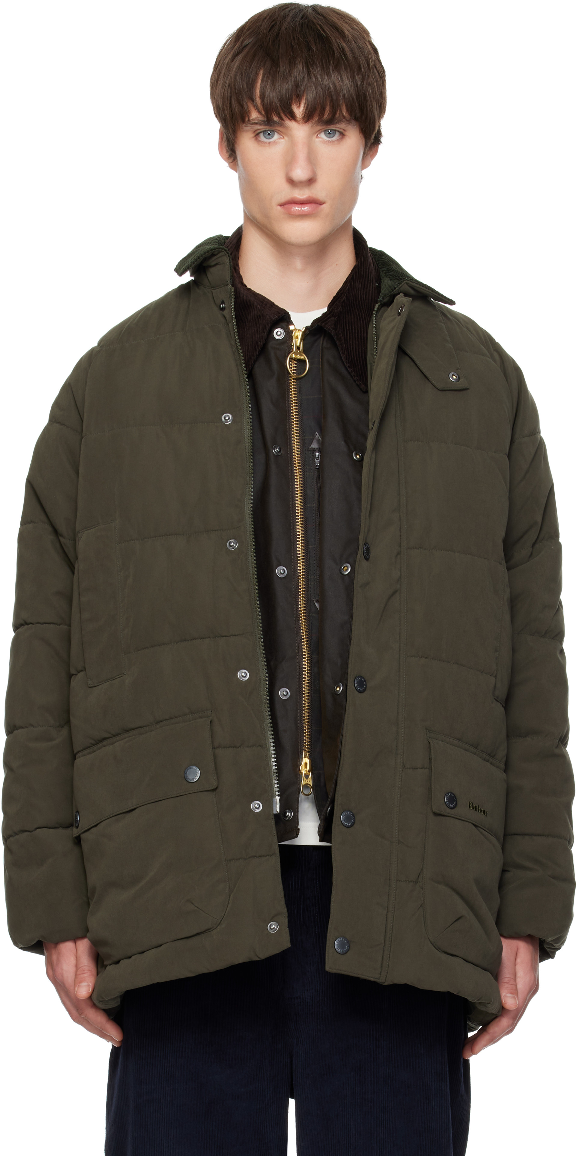 Barbour - Khaki Beaufort Puffer Jacket