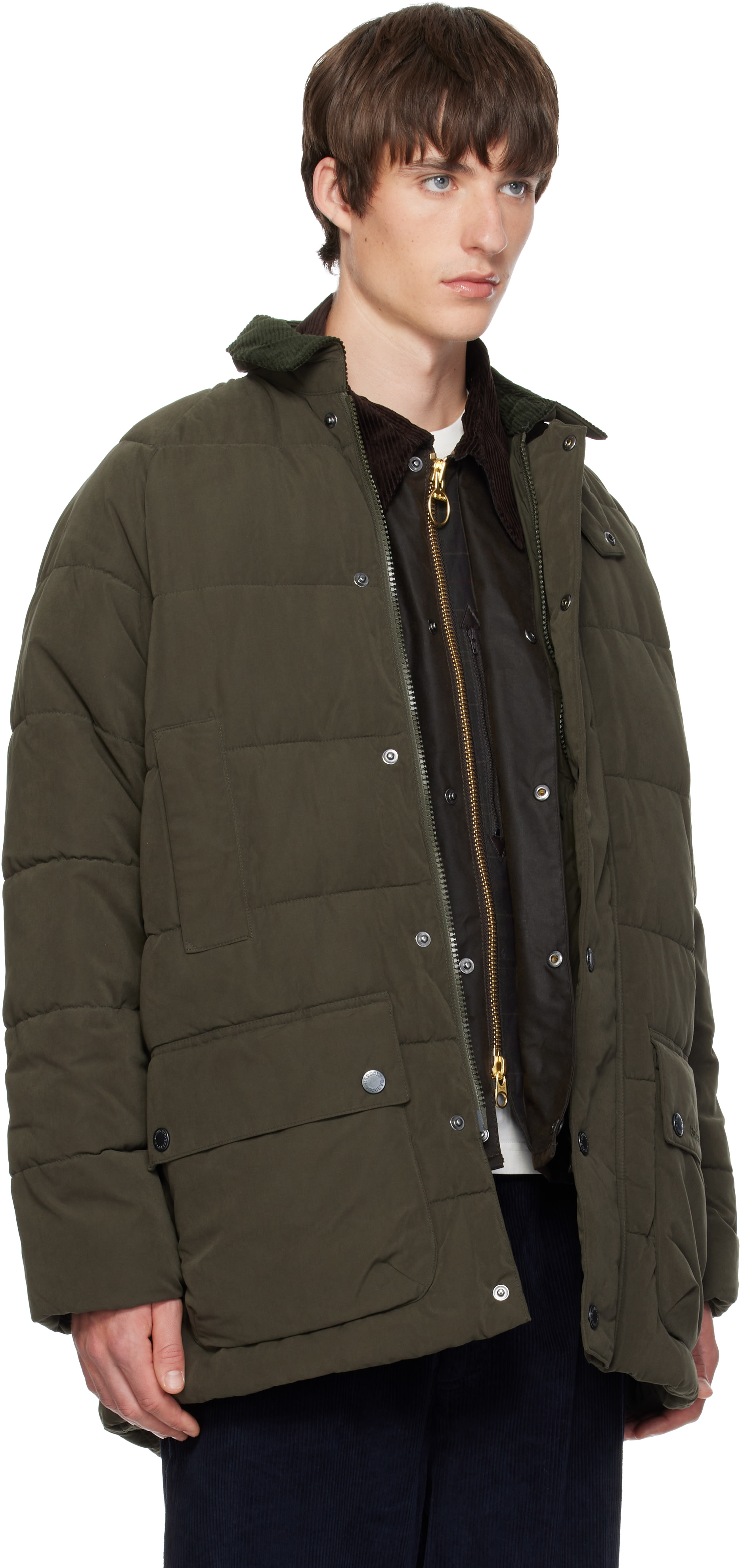 Barbour - Khaki Beaufort Puffer Jacket
