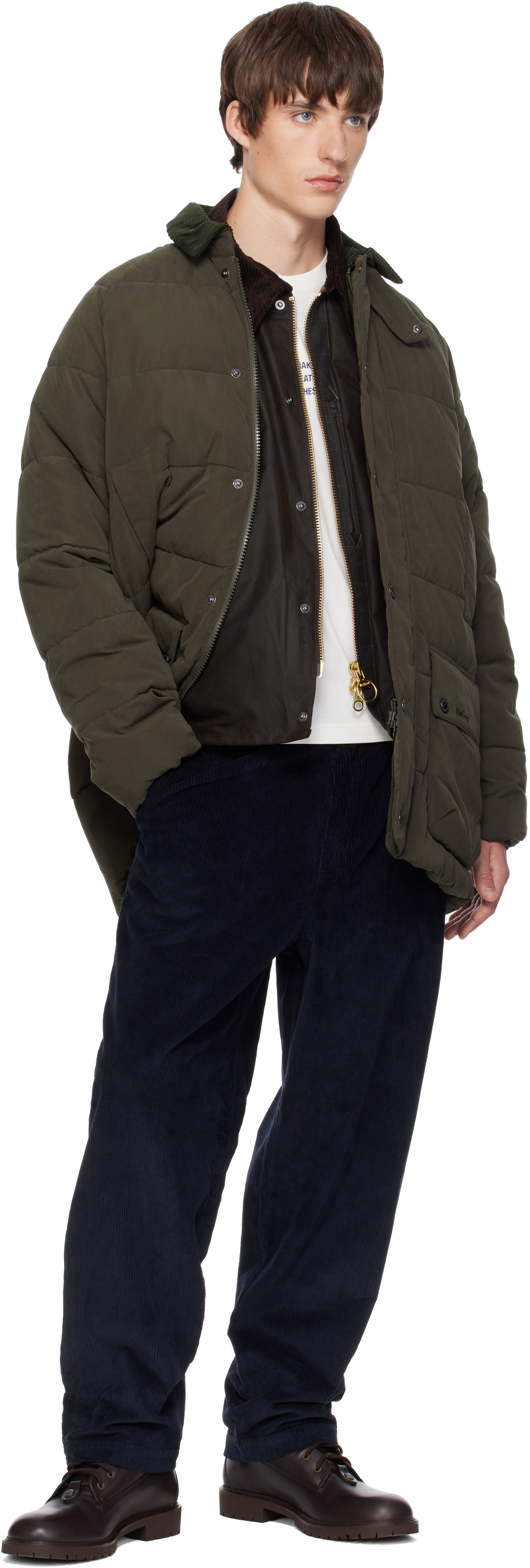 Barbour - Khaki Beaufort Puffer Jacket