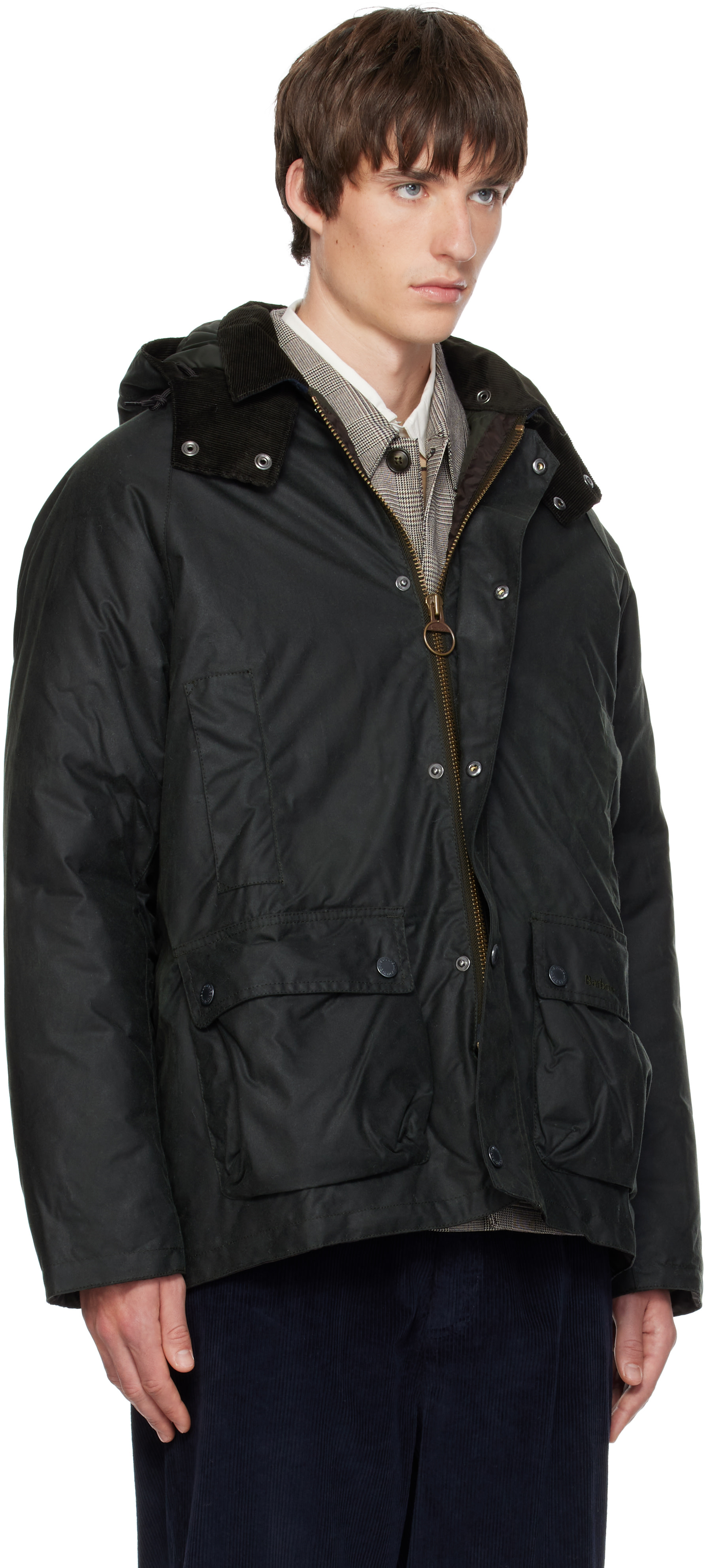 Barbour - グリーン Modern Beaufort ワックス ジャケット