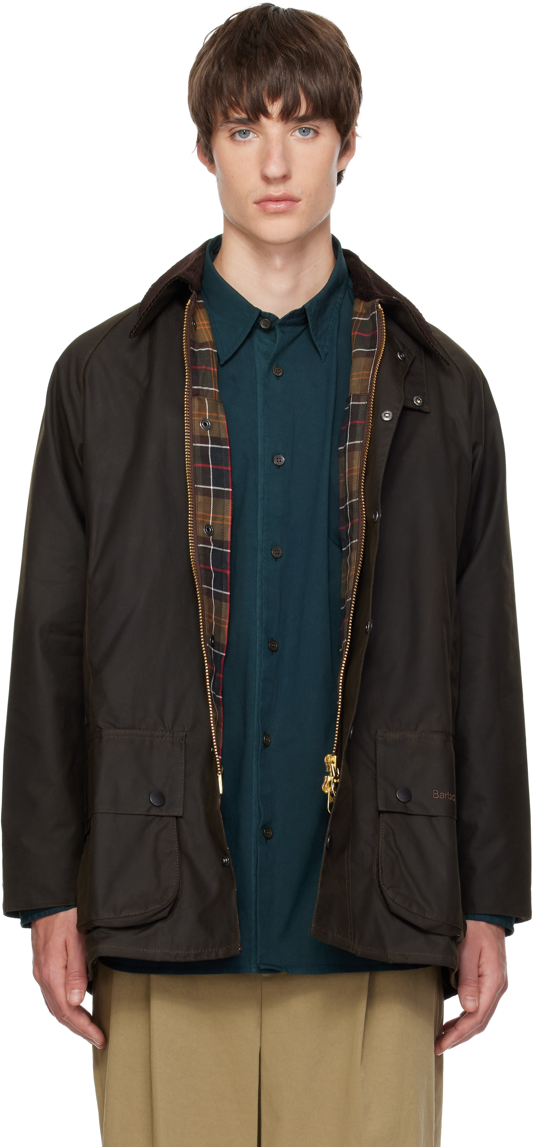 Barbour - ブラウン Classic Beaufort ワックス ジャケット