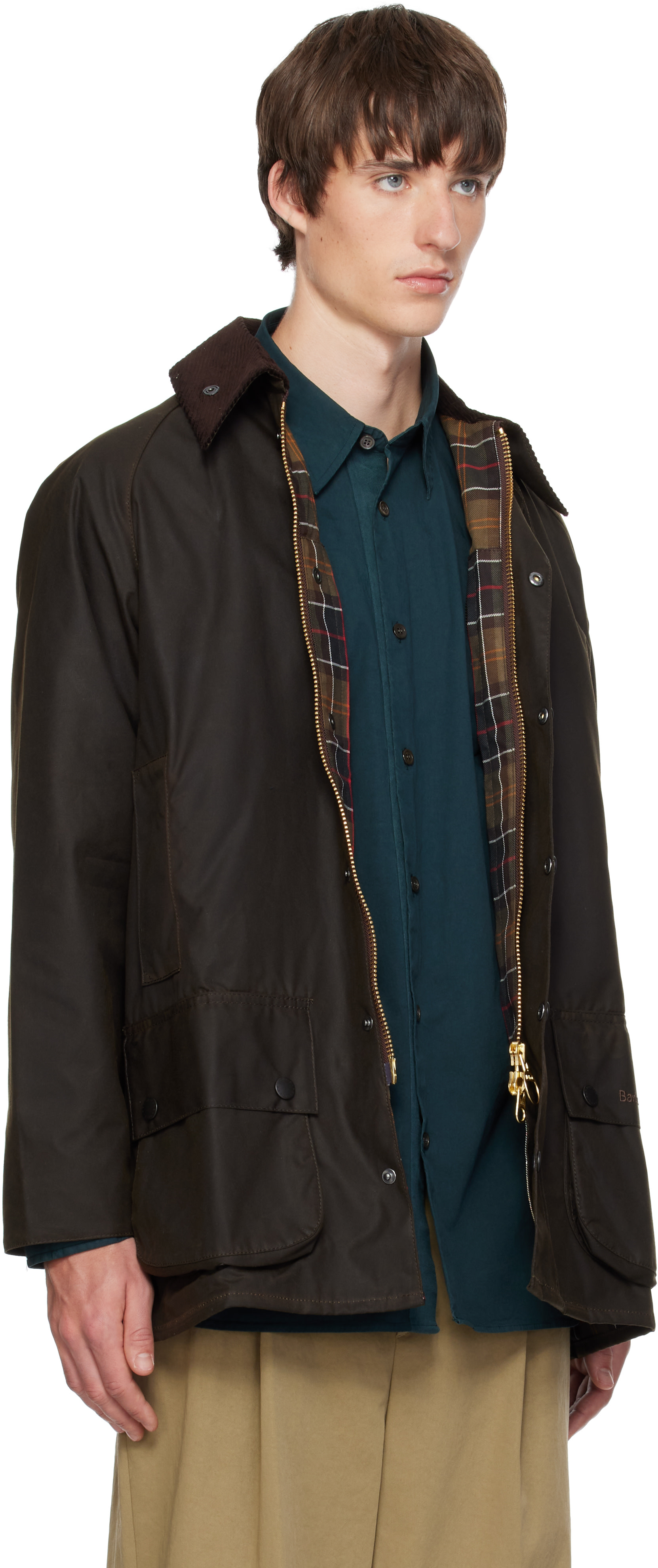 Barbour - ブラウン Classic Beaufort ワックス ジャケット