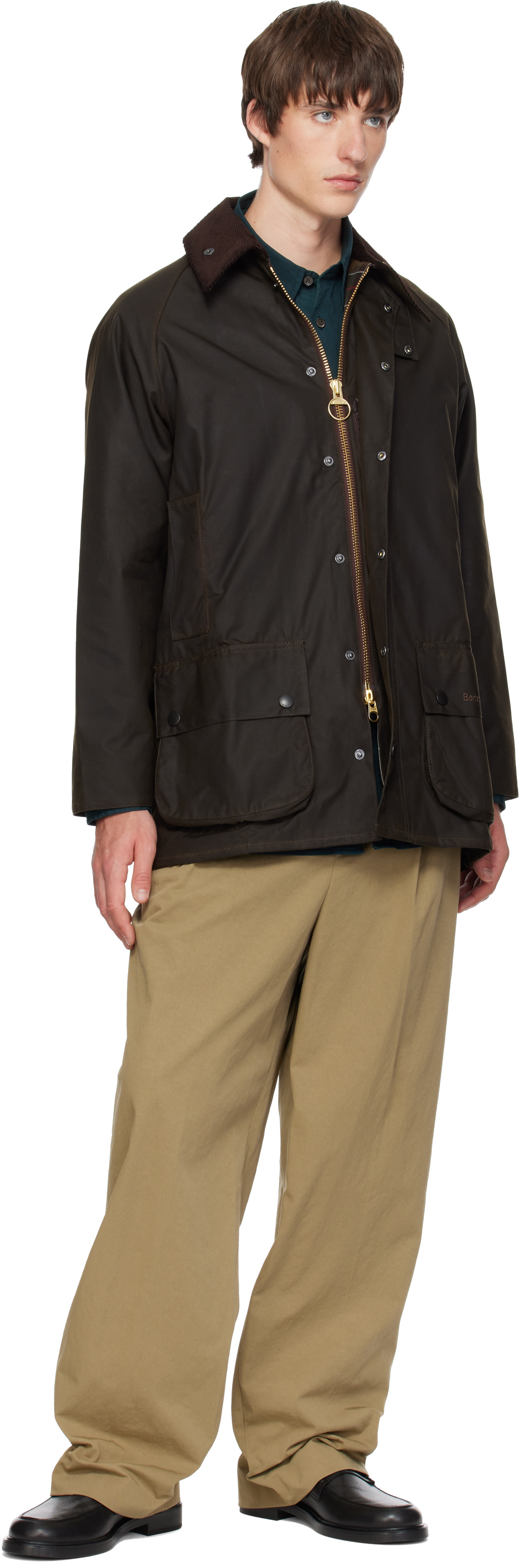 Barbour - ブラウン Classic Beaufort ワックス ジャケット