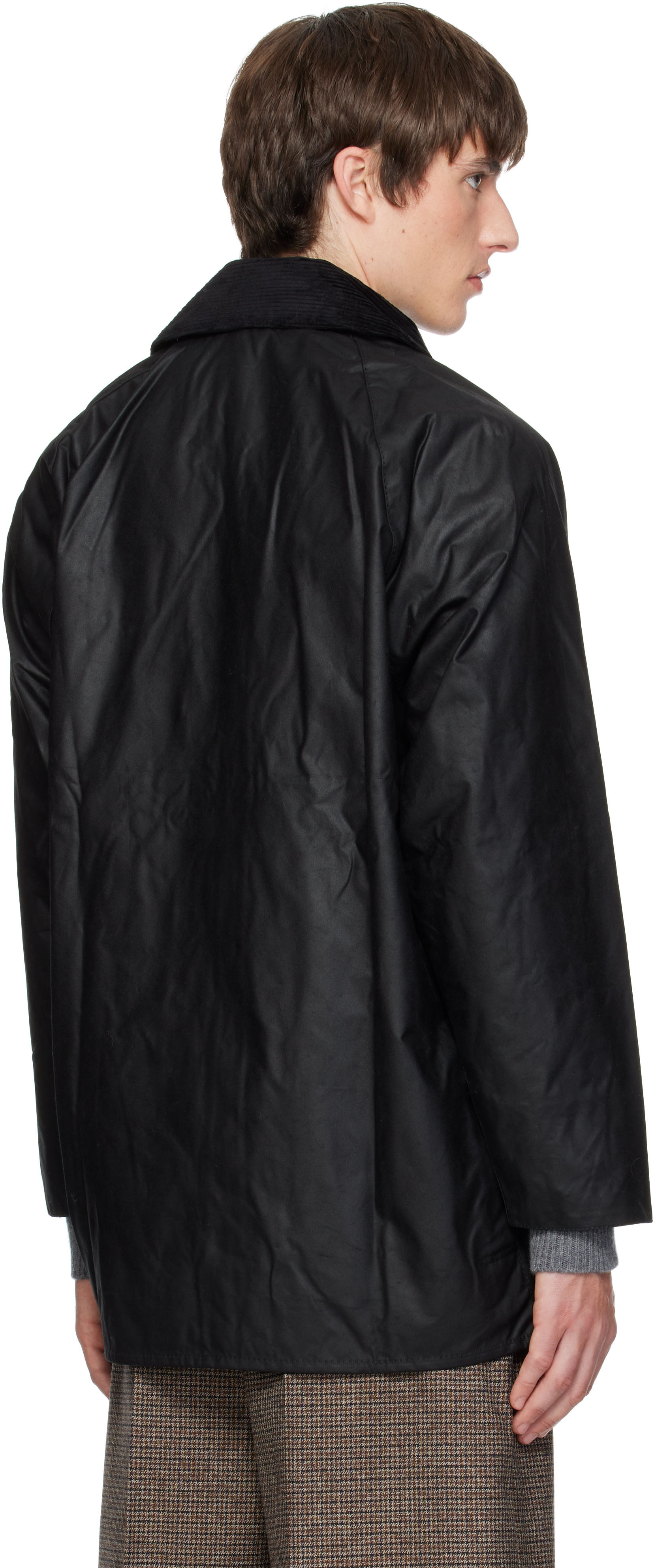 Barbour - Black Beaufort Waxed Jacket