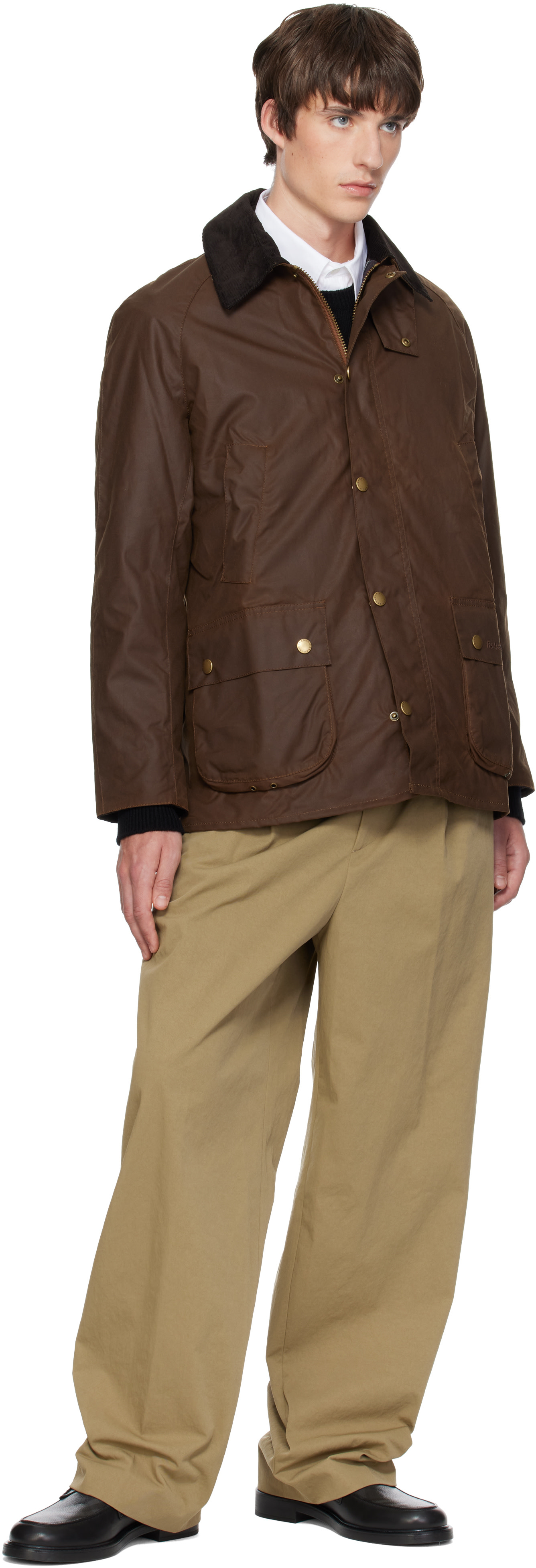 Barbour - Brown Ashby Waxed Jacket
