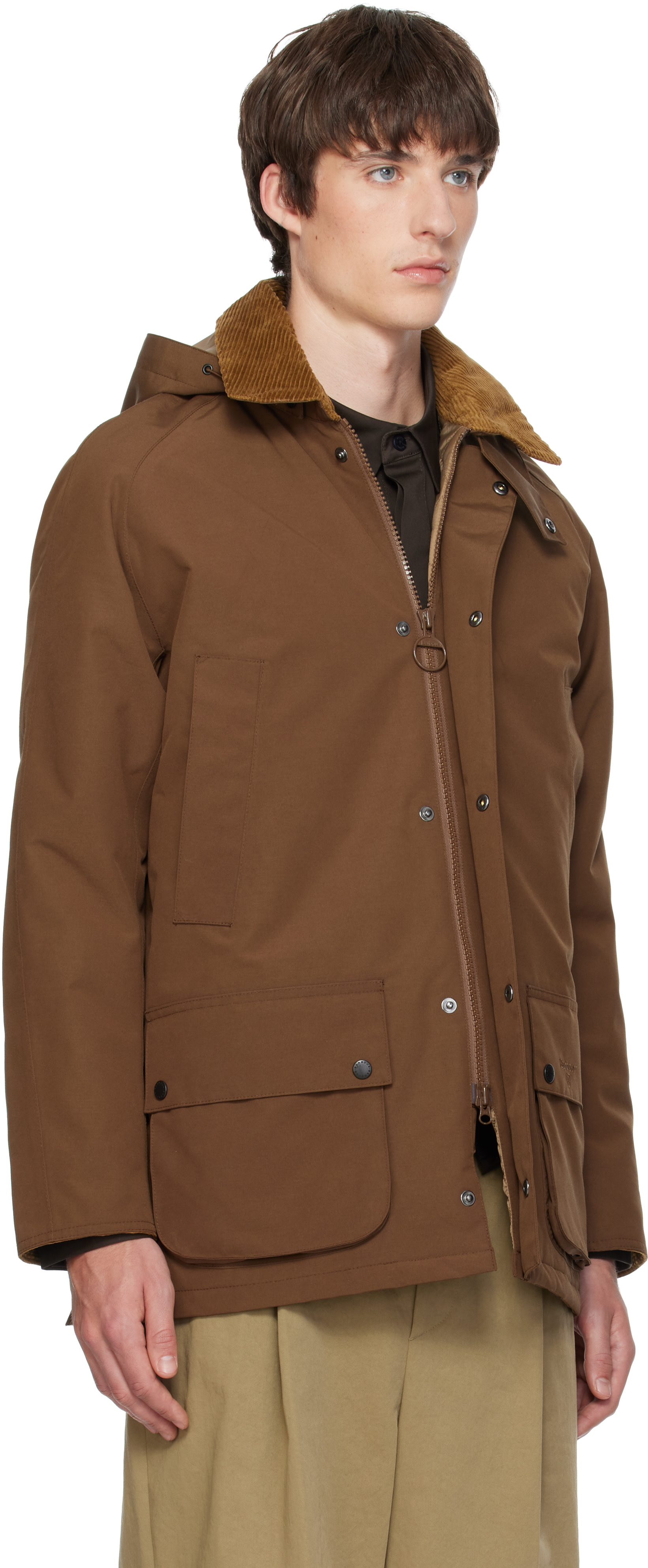 Barbour - Brown Winter Ashby Waterproof Jacket