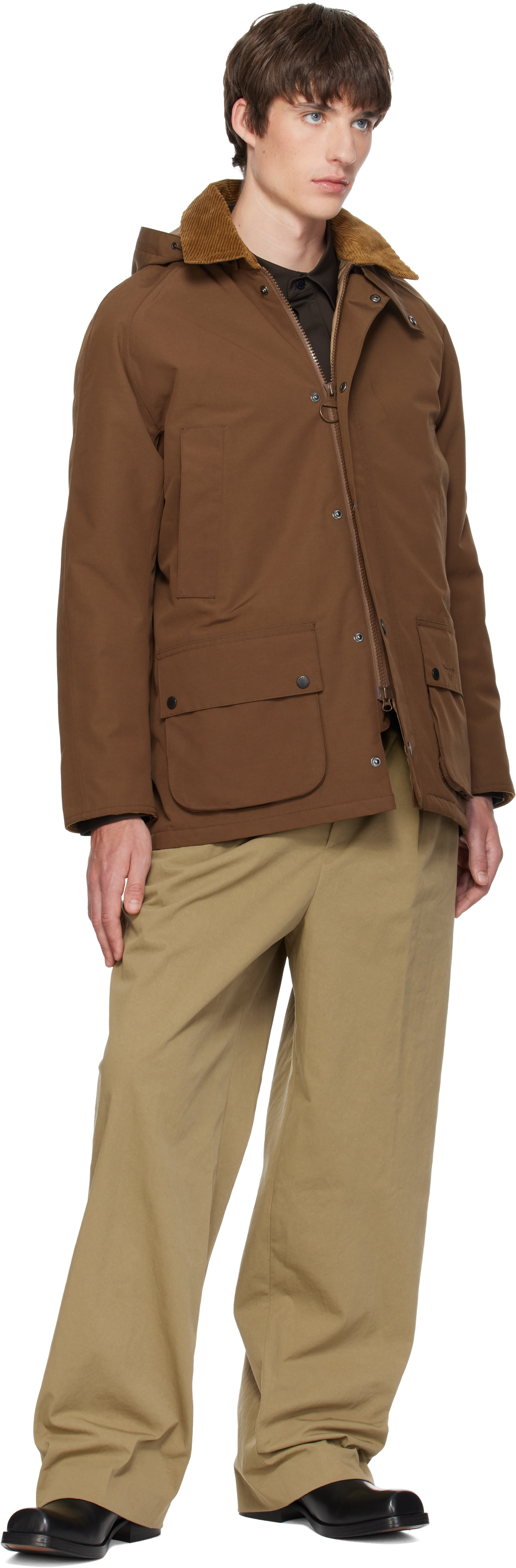 Barbour - Brown Winter Ashby Waterproof Jacket
