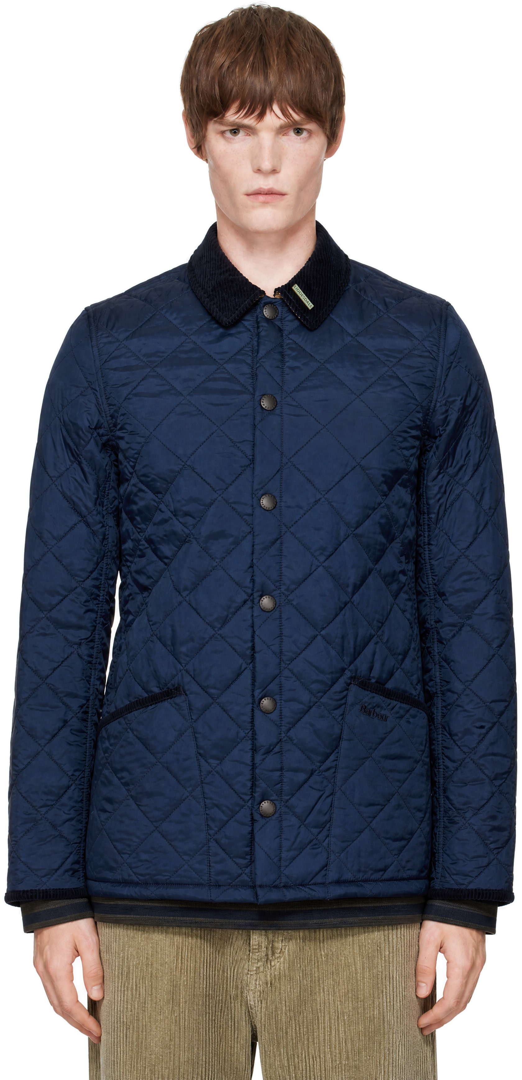 Barbour - Navy Icons Heritage Quilted Jacket