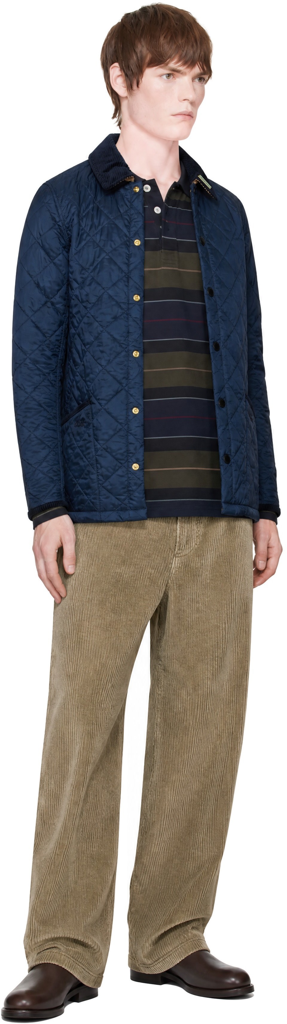 Barbour - Navy Icons Heritage Quilted Jacket