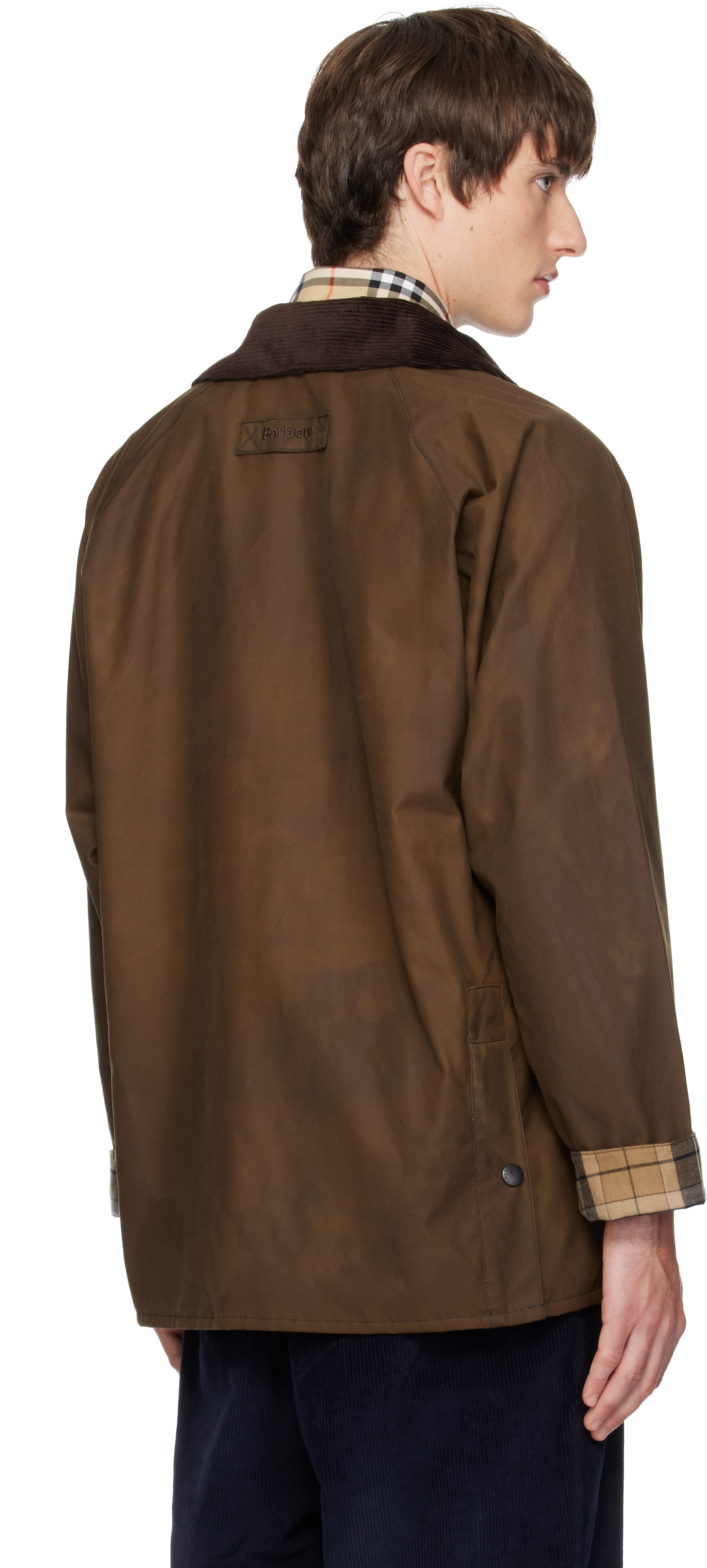 Barbour - ブラウン Icons Bedale ワックス ジャケット