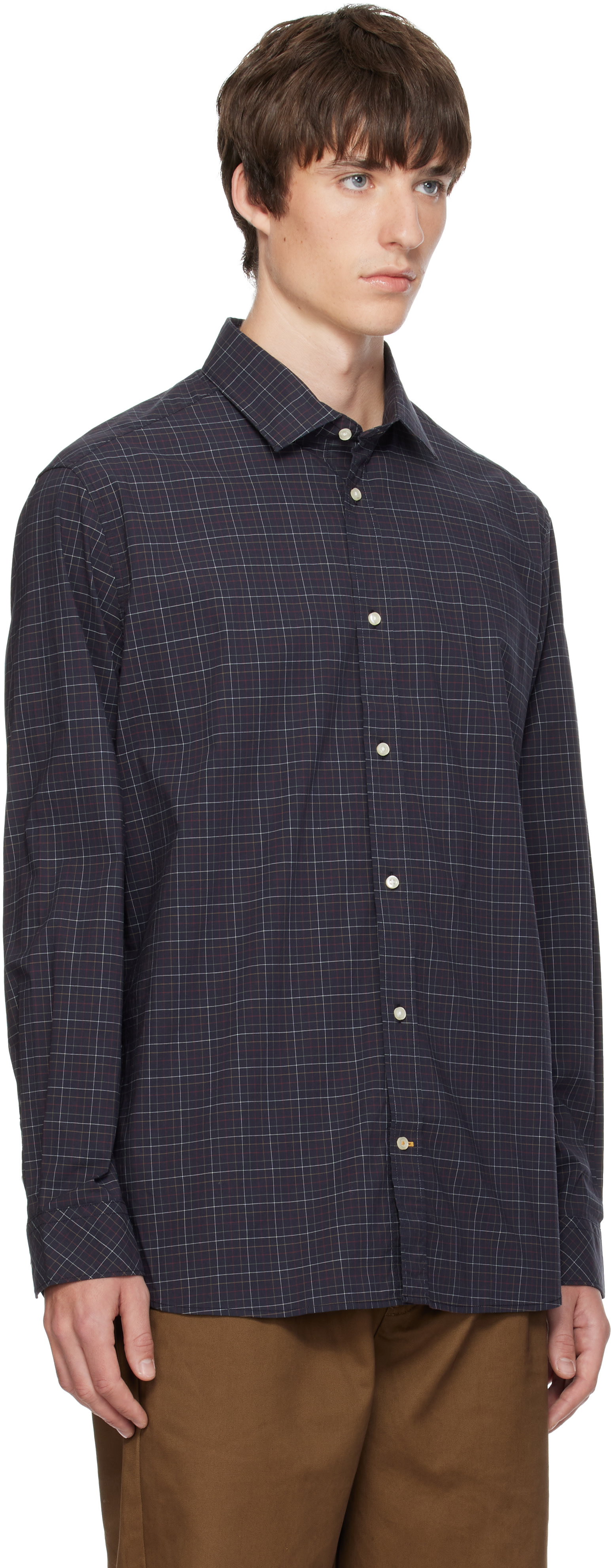 Barbour - Navy Ashfield Tailored Shirt
