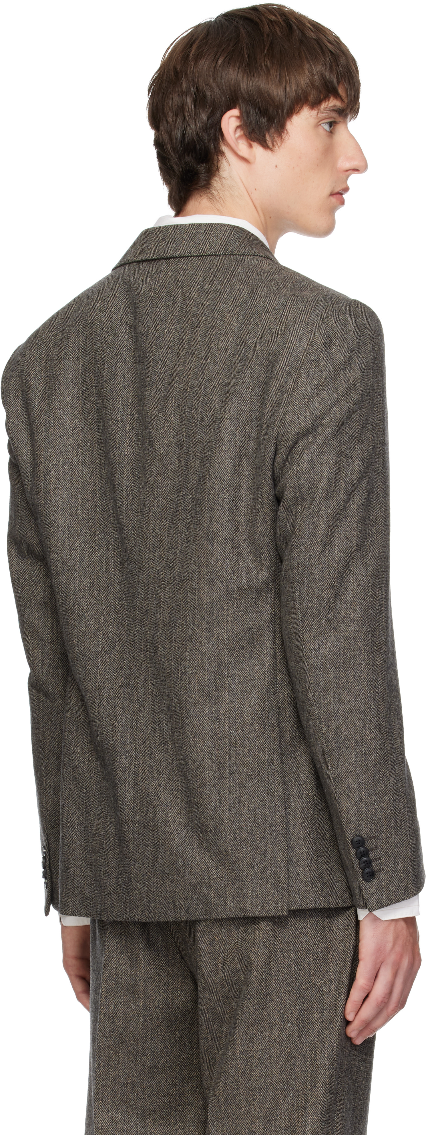 Barbour - Gray Fairford Herringbone Blazer