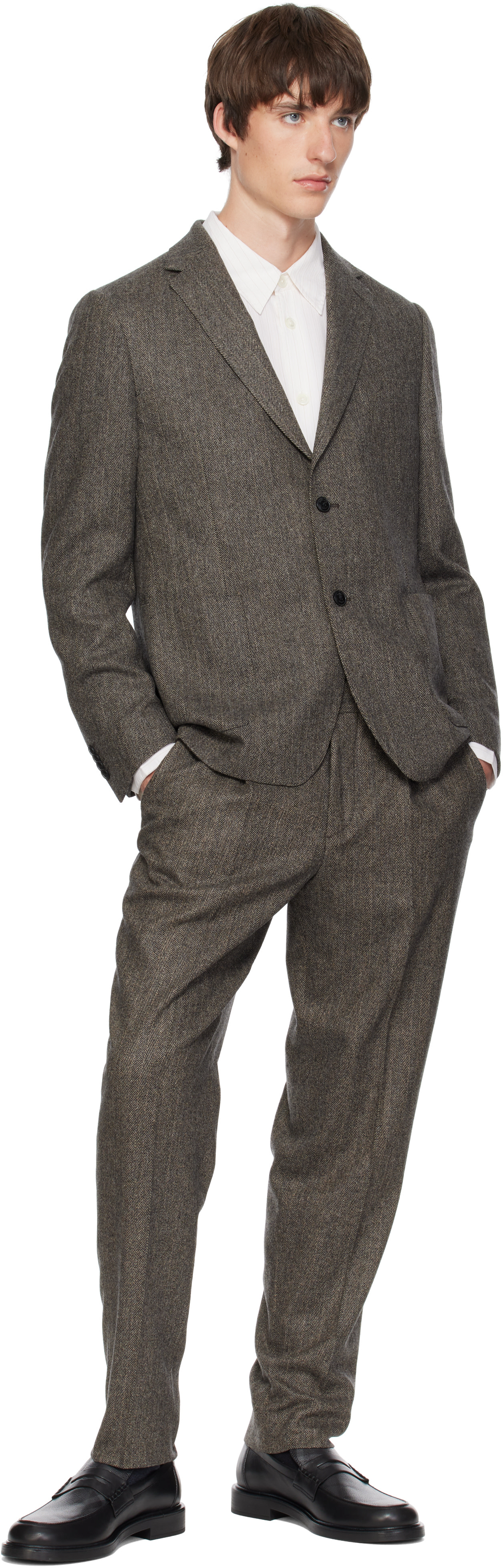 Barbour - Gray Fairford Herringbone Blazer