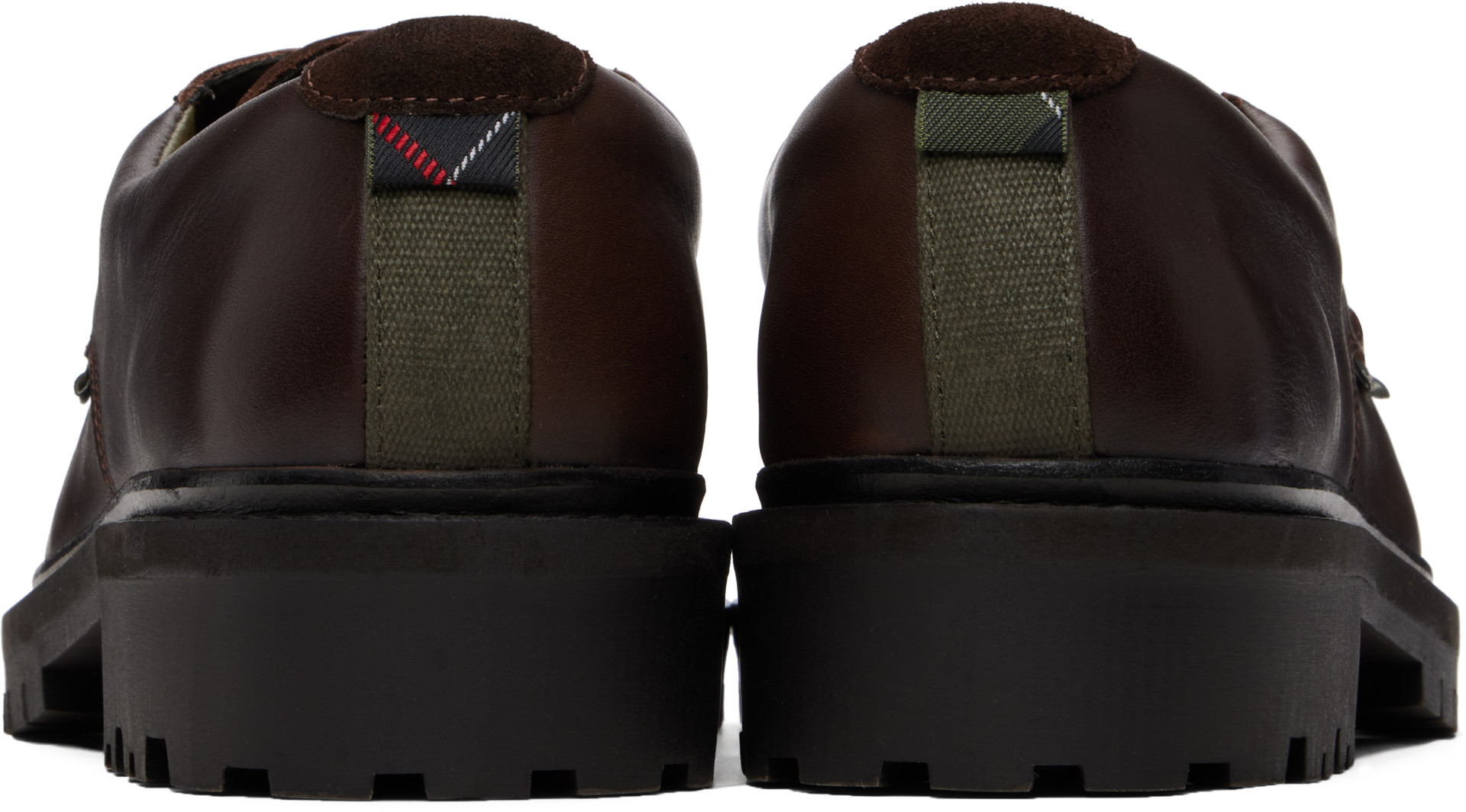 Barbour - Brown Paxton Apron Leather Derbys